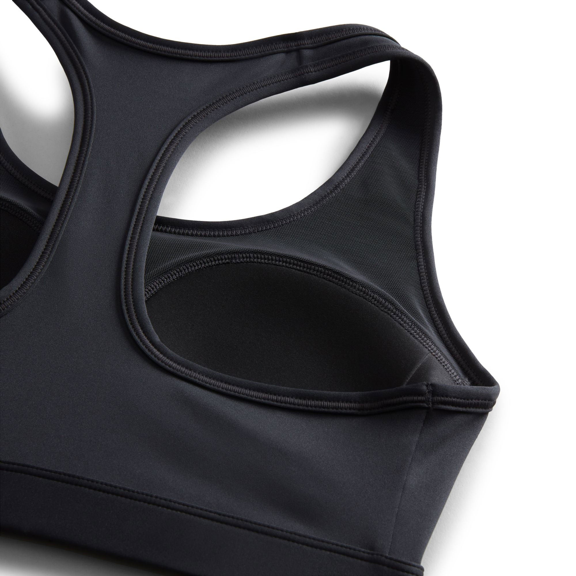 Nike Swoosh Women's Medium-Support Padded Sports Bra - Black (4)