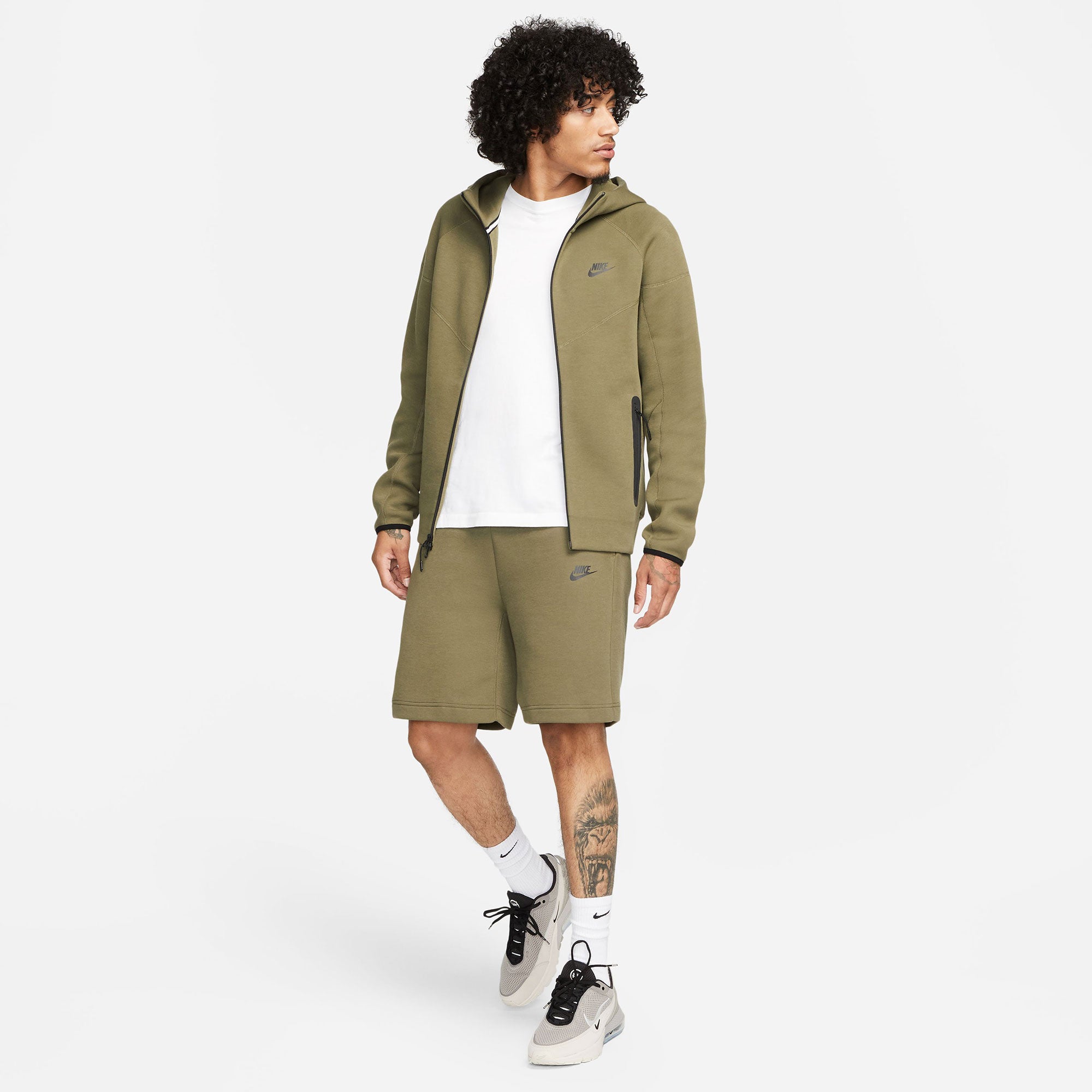 Nike Tech Fleece Men's Full-Zip Hoodie Brown (7)