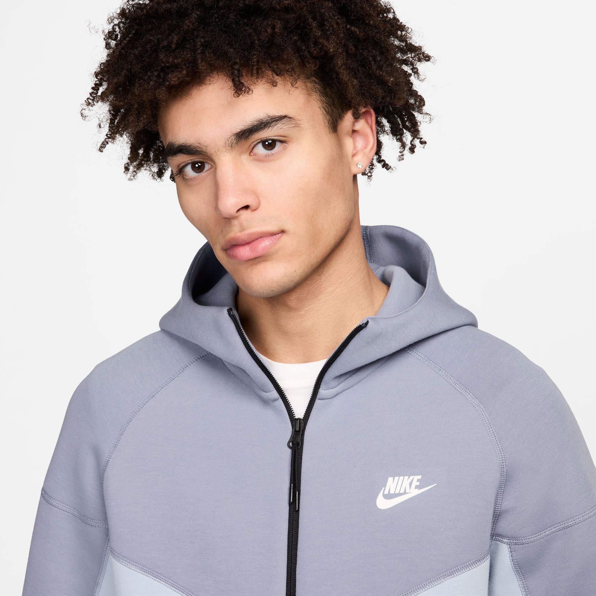 Nike Tech Fleece Men's Full-Zip Hoodie - Blue (3)
