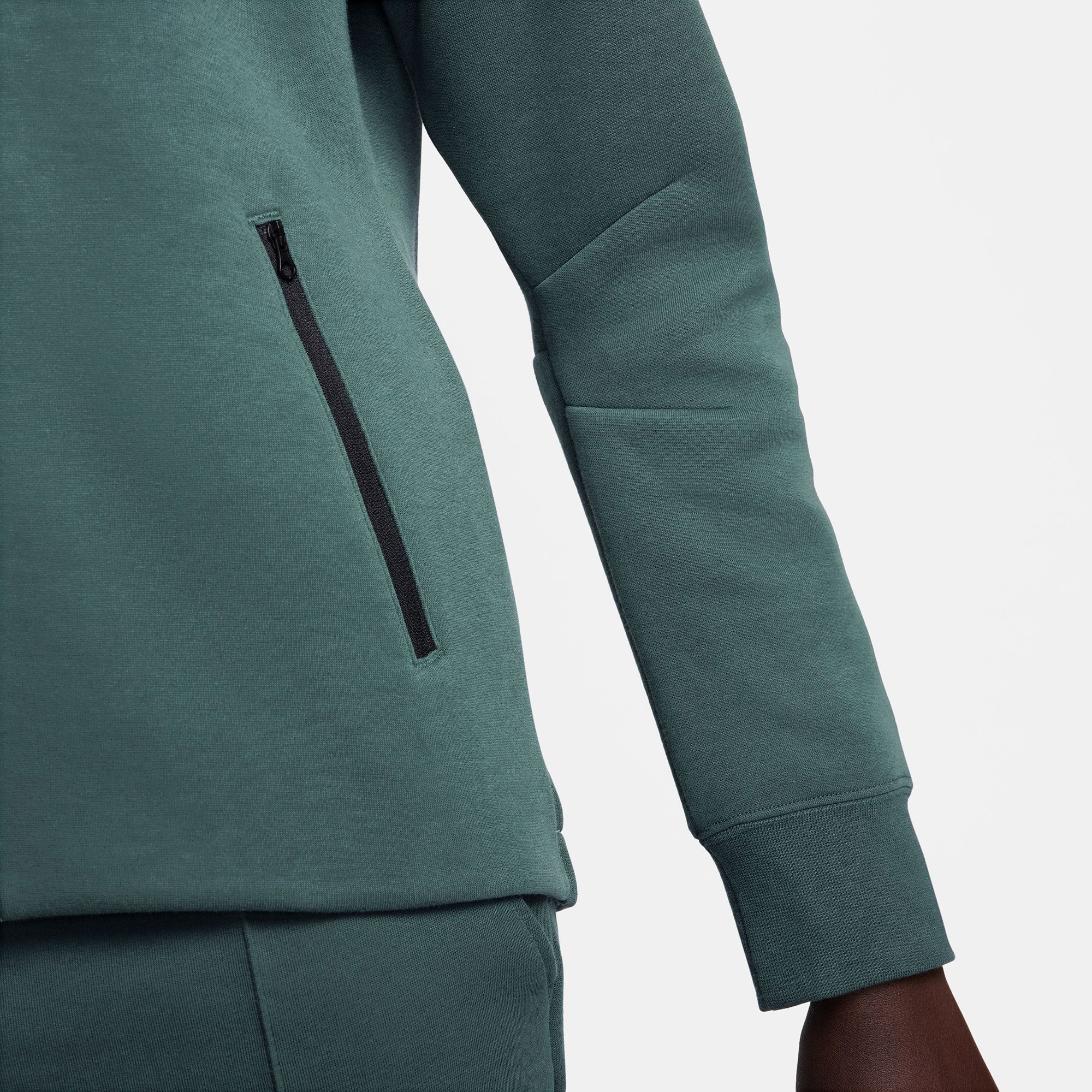 Nike Tech Fleece Women's Full-Zip Hoodie Green (5)