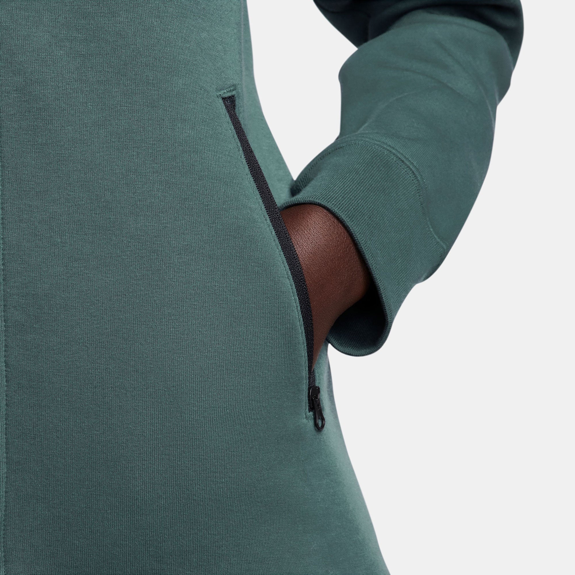 Nike Tech Fleece Women's Full-Zip Hoodie Green (6)