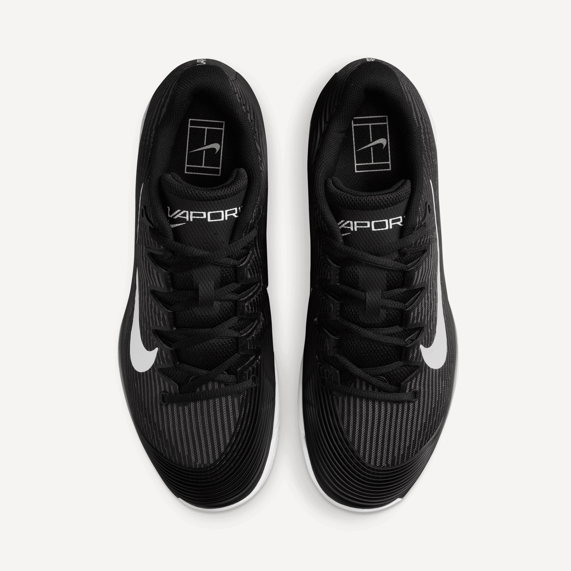 Nike Vapor 12 Men's Clay Court Tennis Shoes - Black (6)
