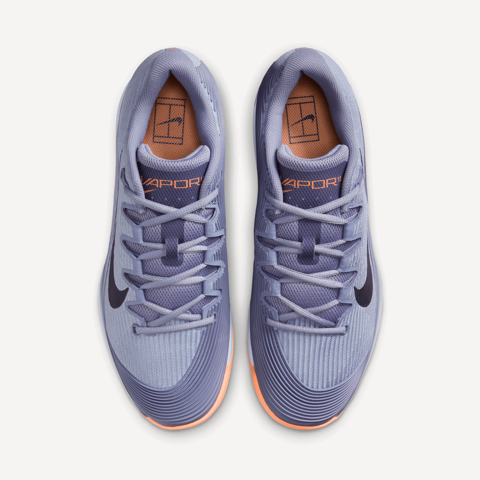 Nike Vapor 12 Men's Clay Court Tennis Shoes - Blue (6)
