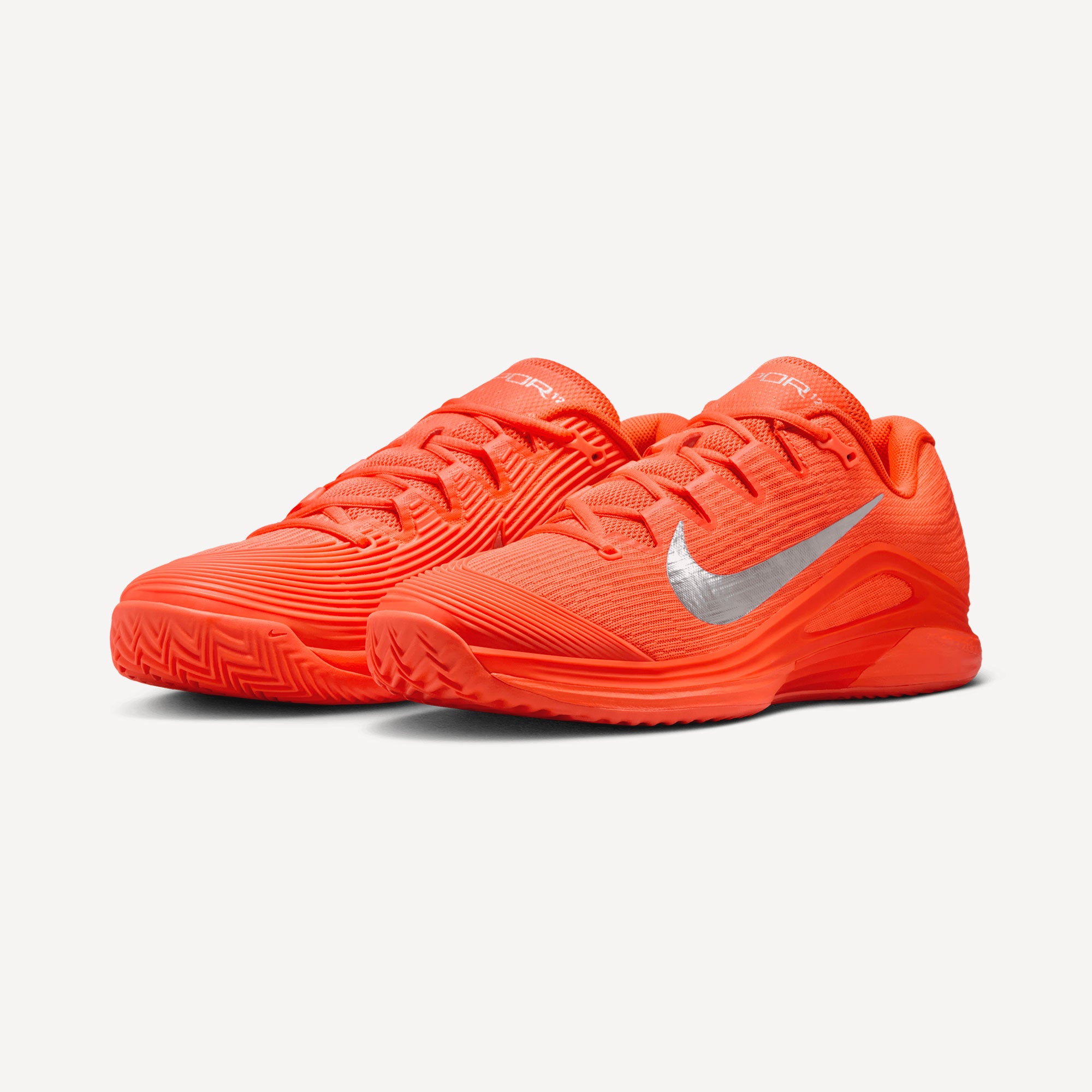 Nike Vapor 12 Premium Men's Clay Court Tennis Shoes - Orange (4)