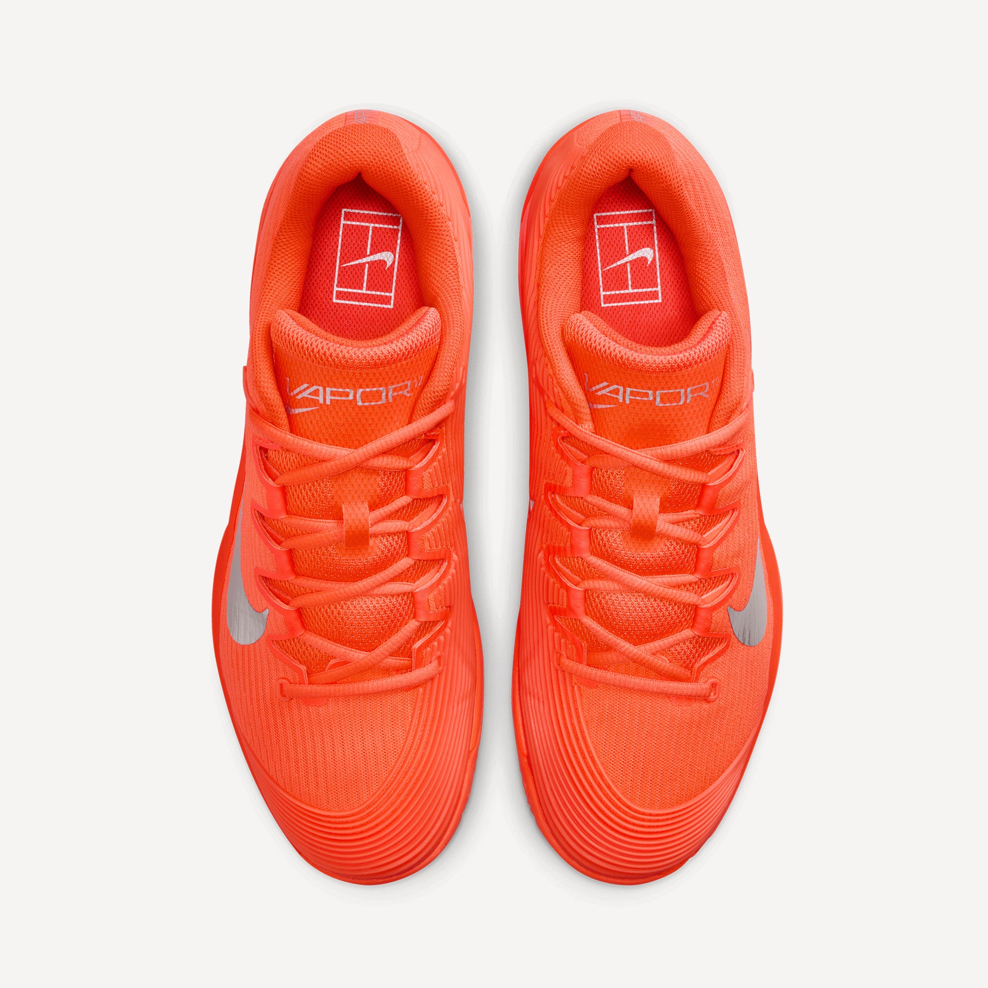 Nike Vapor 12 Premium Men's Clay Court Tennis Shoes - Orange (6)