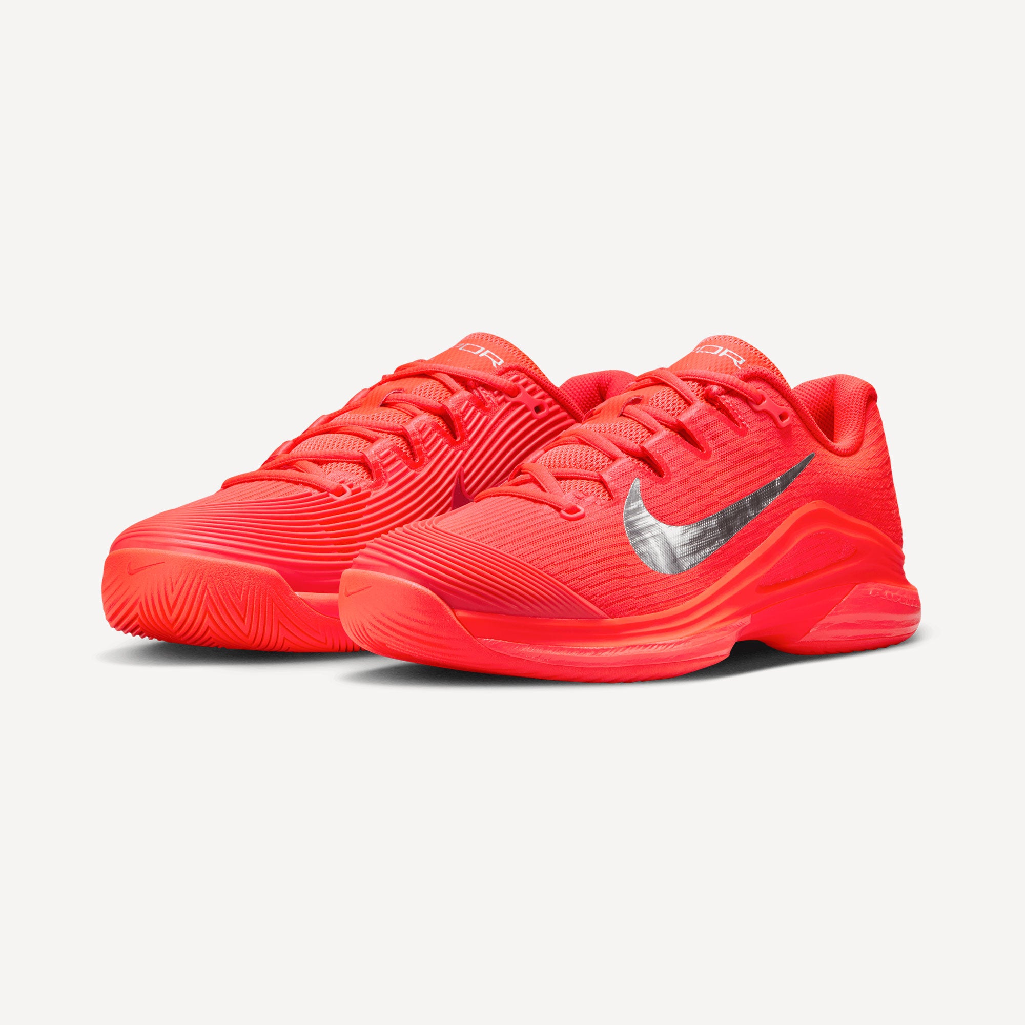 Nike Vapor 12 Premium Women's Hard Court Tennis Shoes - Red (4)