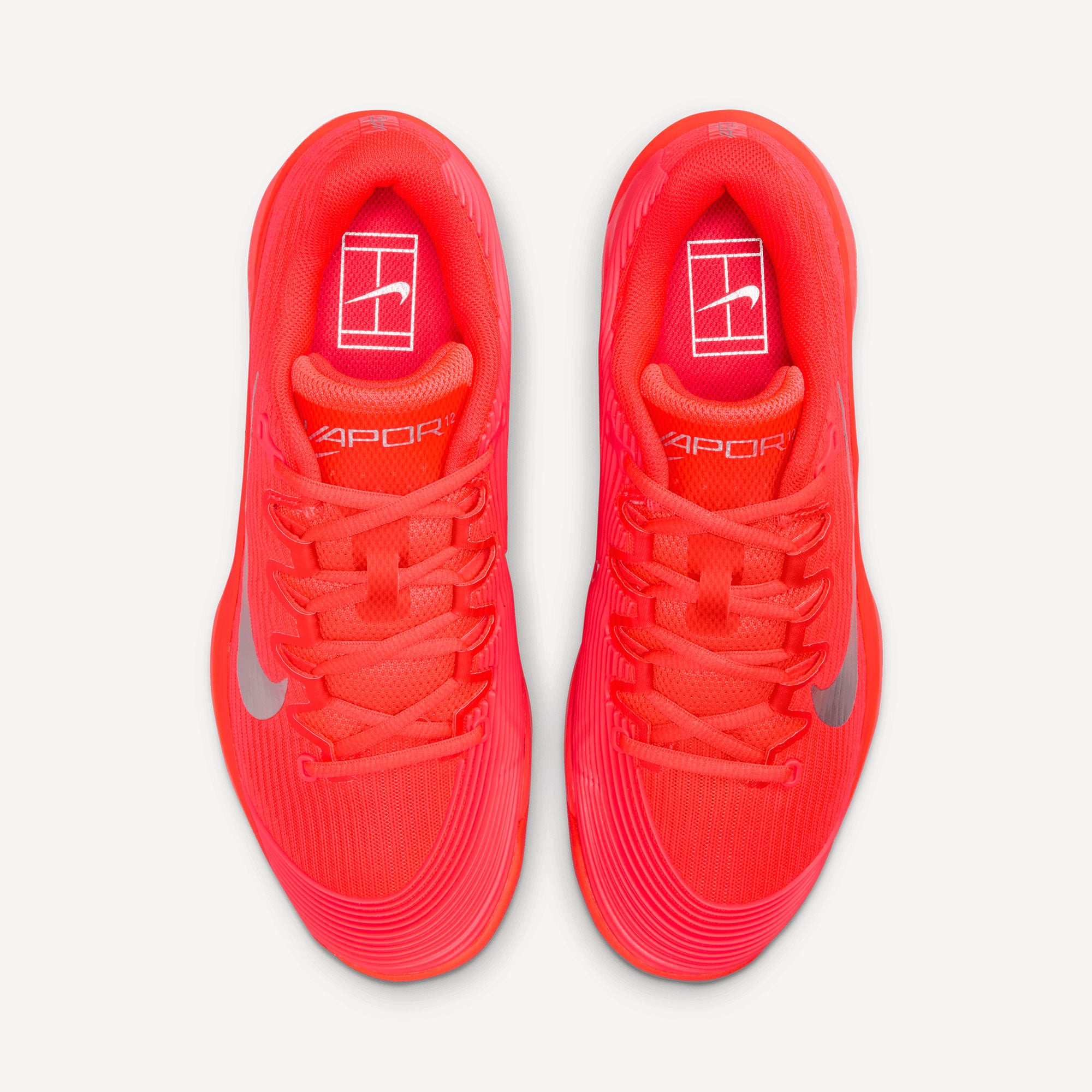 Nike Vapor 12 Premium Women's Hard Court Tennis Shoes - Red (6)
