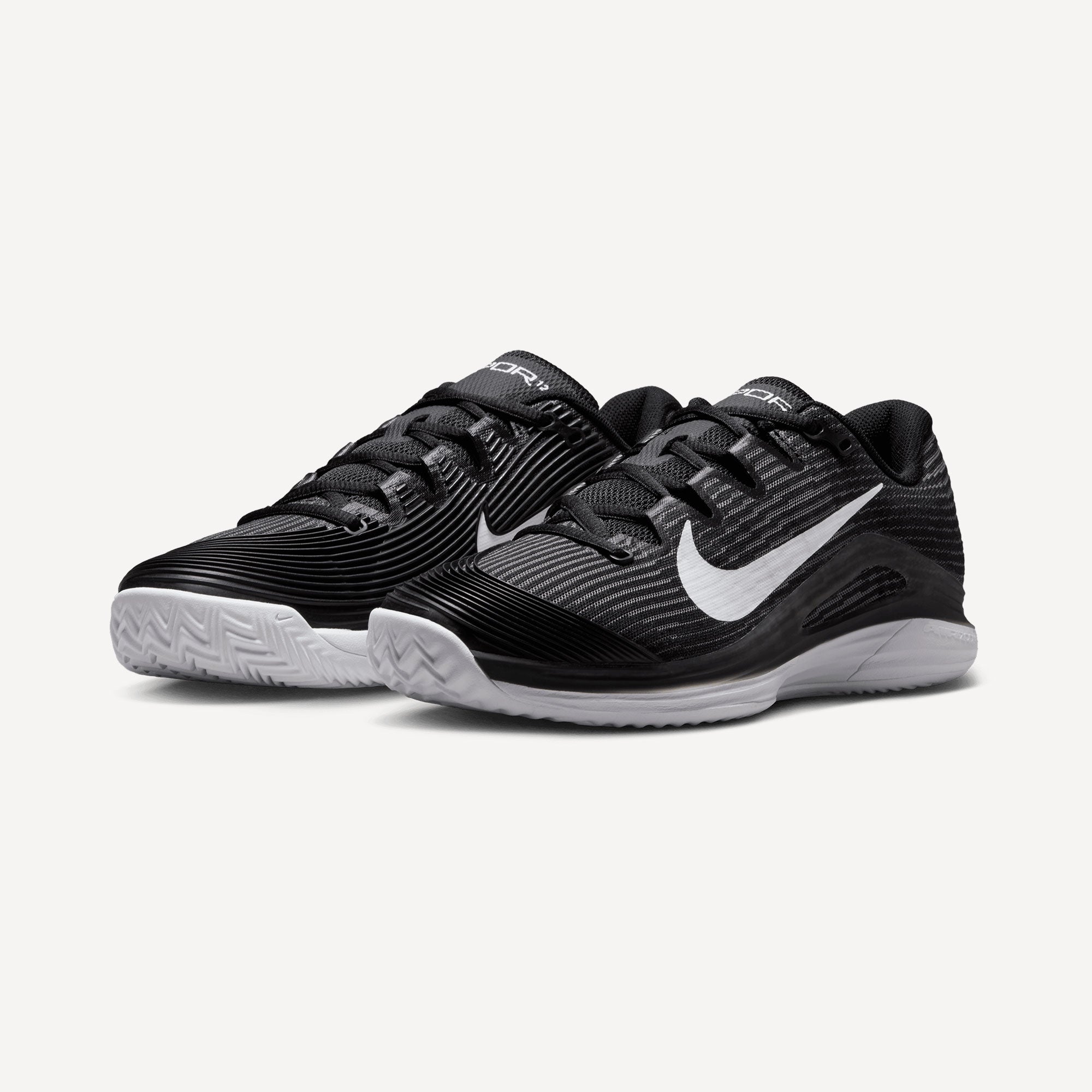 Nike Vapor 12 Women's Clay Court Tennis Shoes - Black (4)