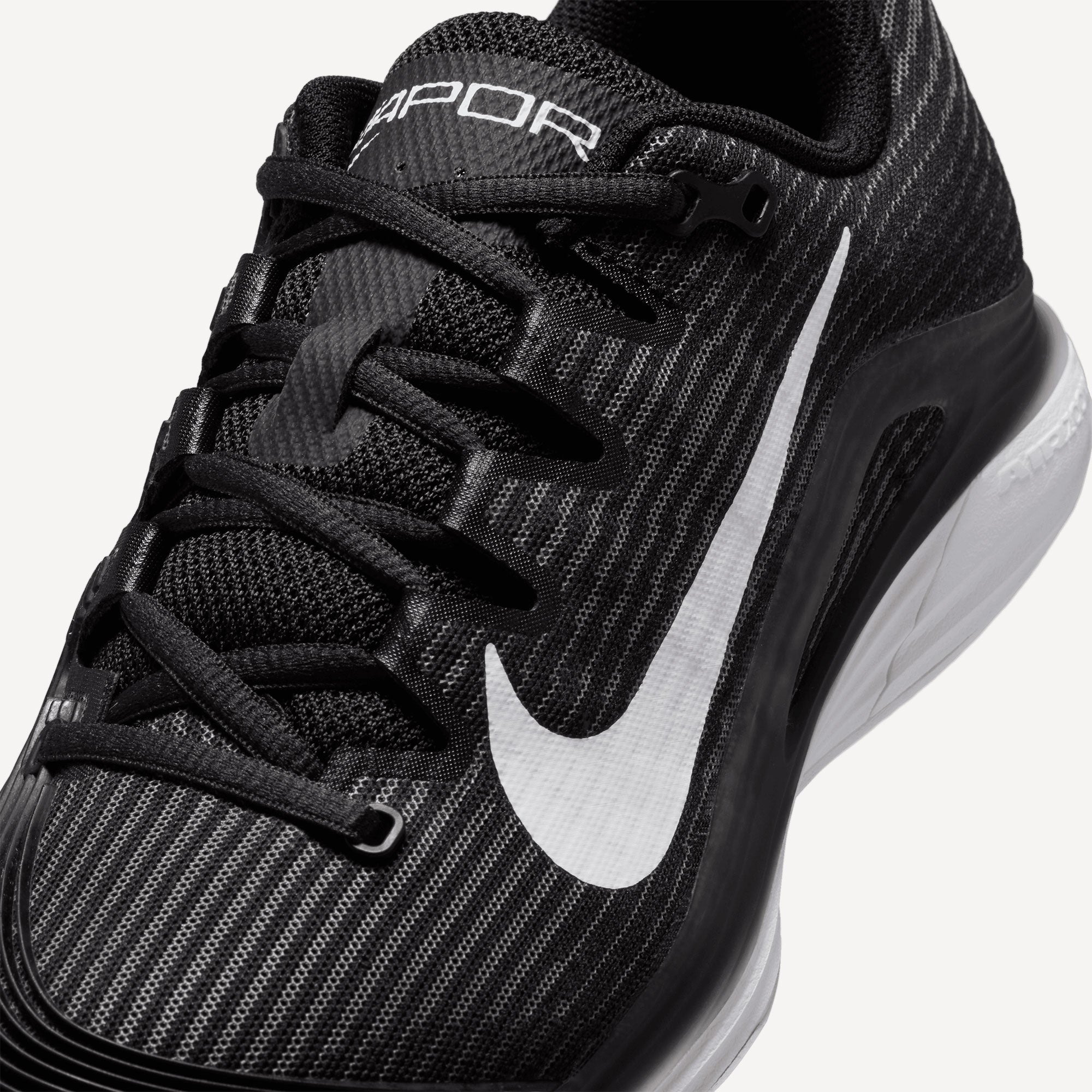 Nike Vapor 12 Women's Clay Court Tennis Shoes - Black (7)