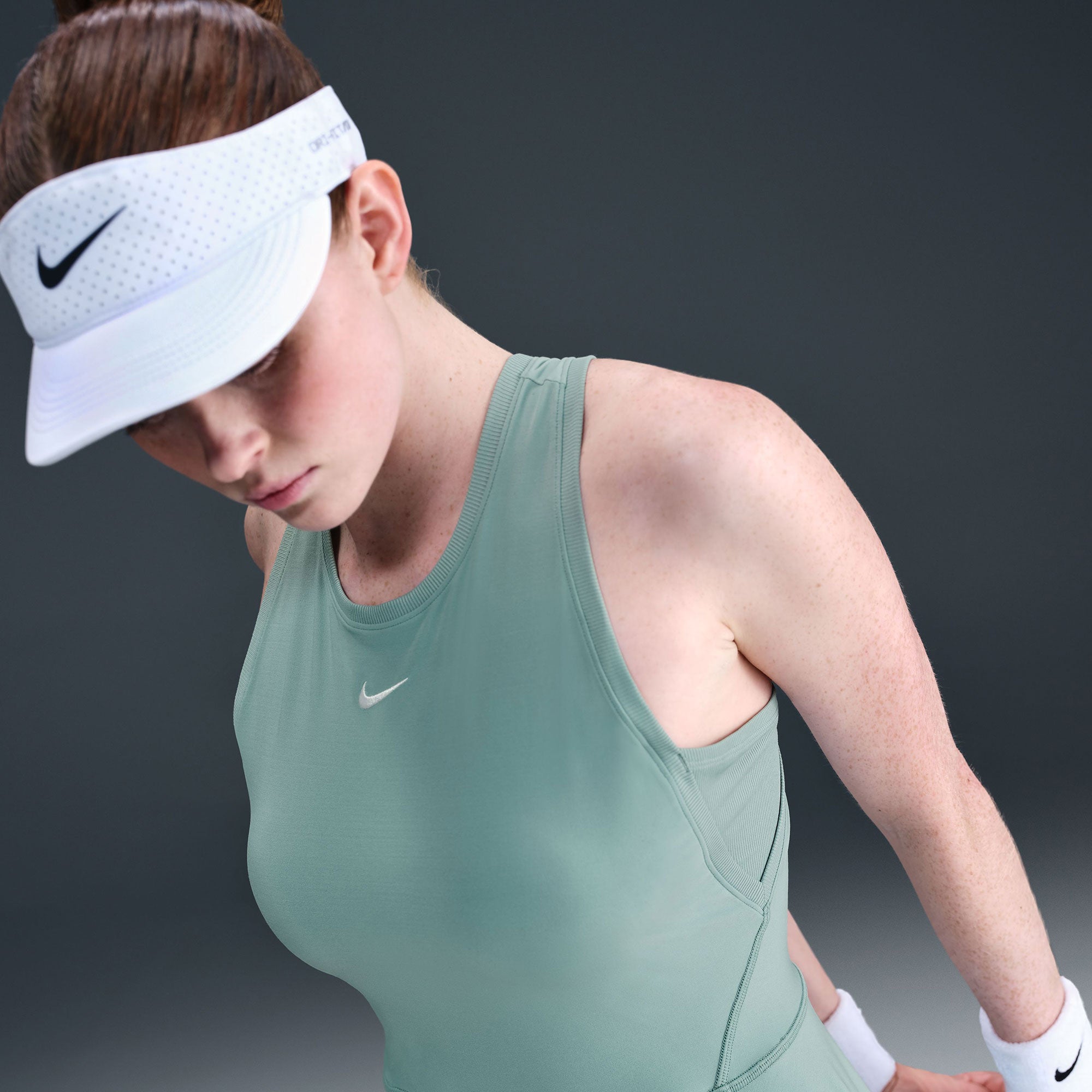 Nike Victory Women's Dri-FIT Tennis Dress - Grey (5)