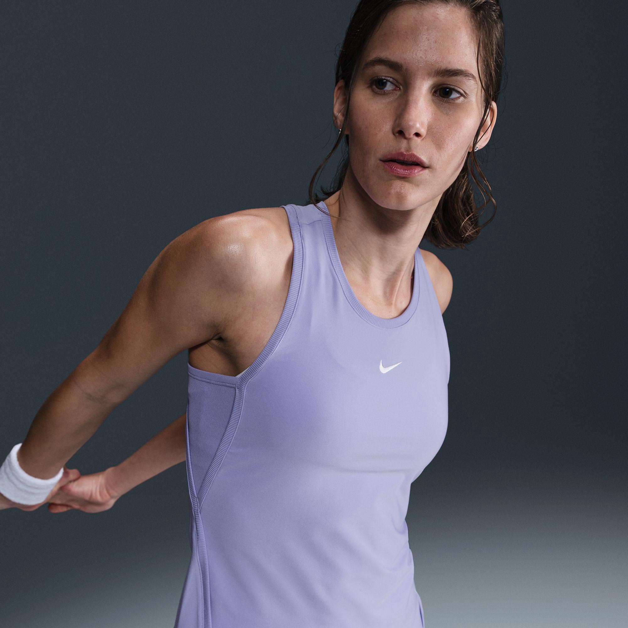 Nike Victory Women's Dri-FIT Tennis Tank - Purple (1)