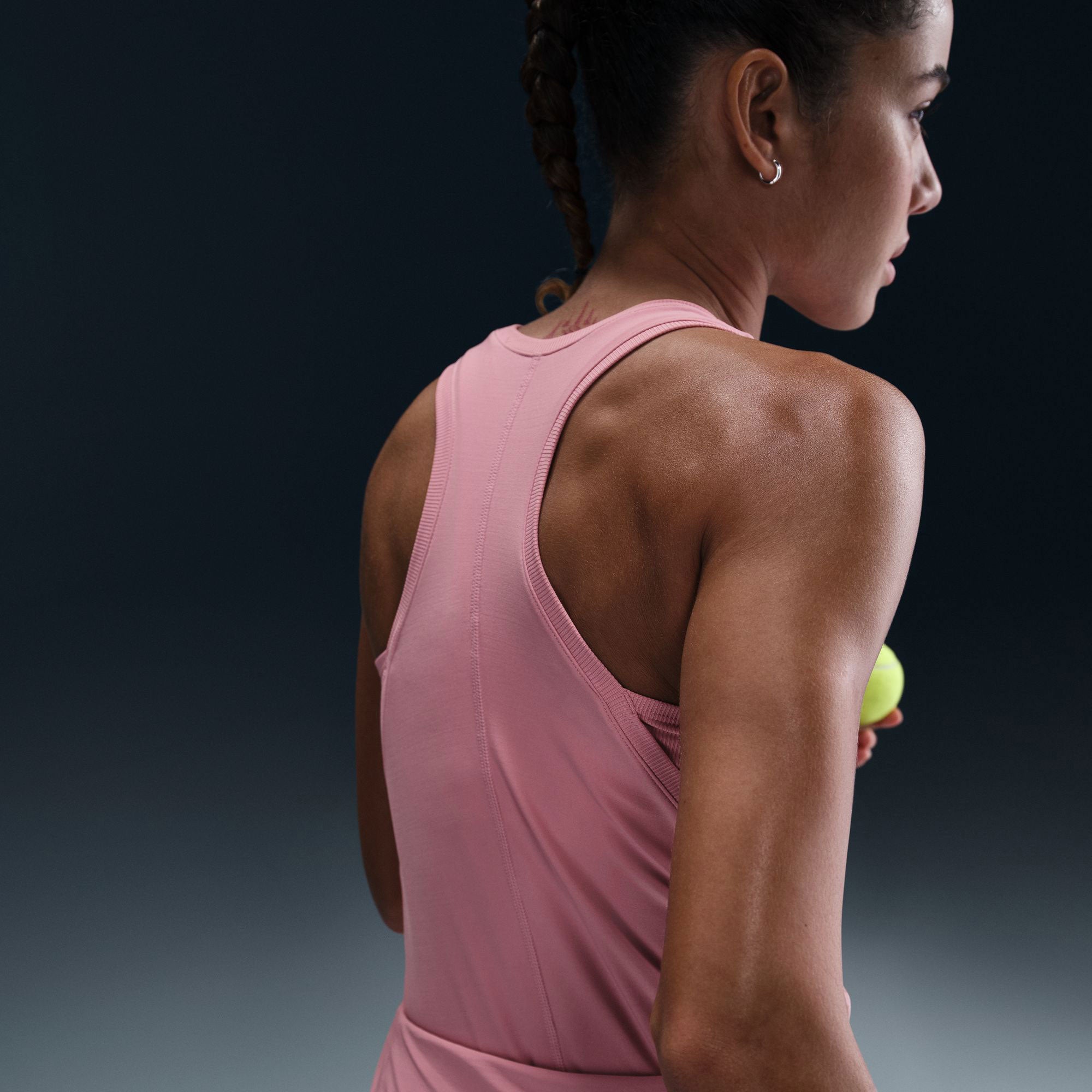 Nike Victory Women's Dri-FIT Tennis Tank - Pink (3)