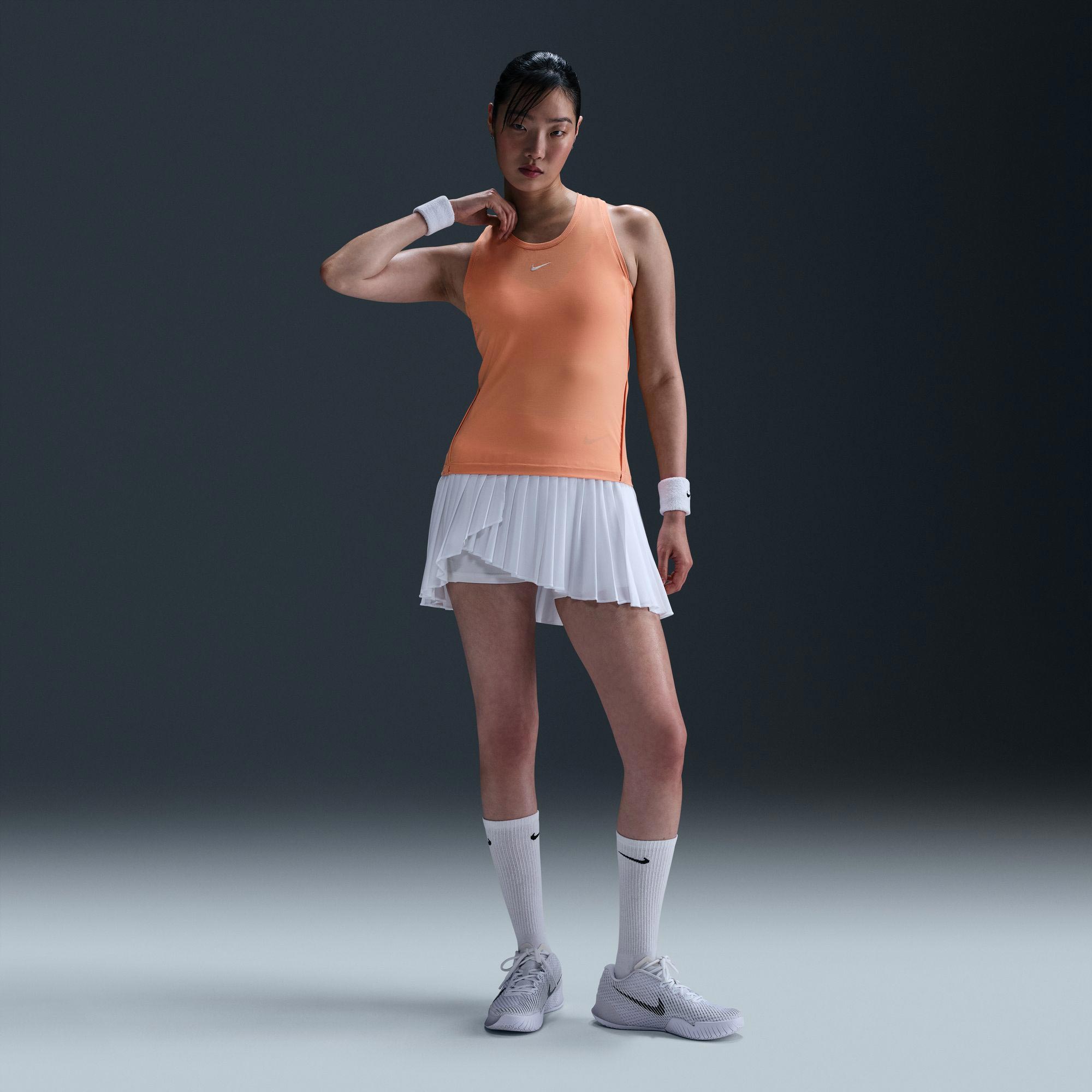 Nike Victory Women's Dri-FIT Tennis Tank - Orange (4)