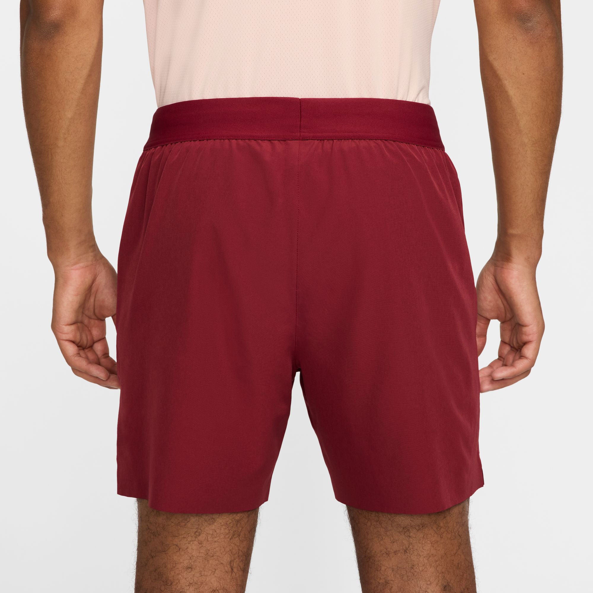 NikeCourt Advantage Men's Dri-FIT 6-Inch Tennis Shorts - Red (2)