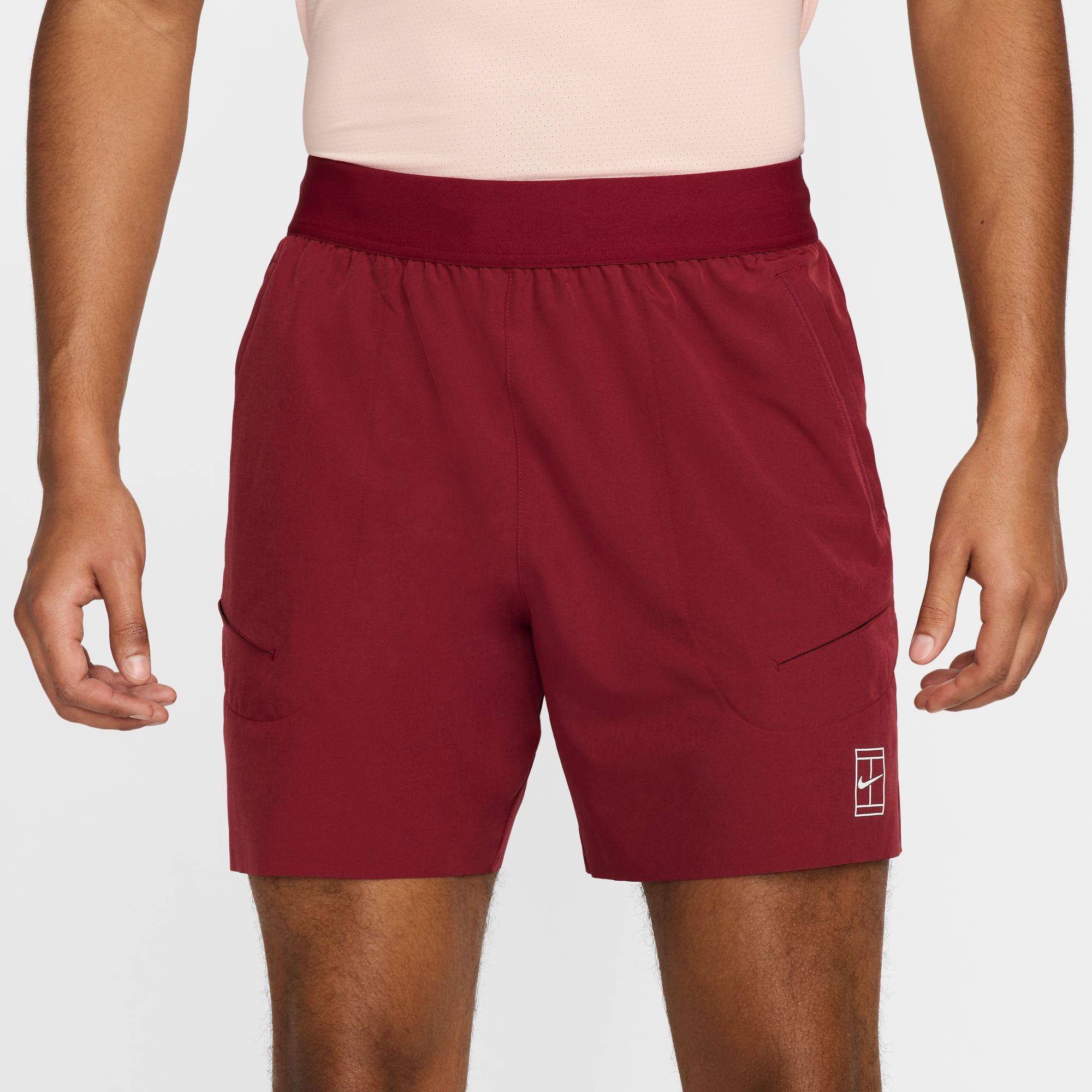 NikeCourt Advantage Men's Dri-FIT 6-Inch Tennis Shorts - Red (3)