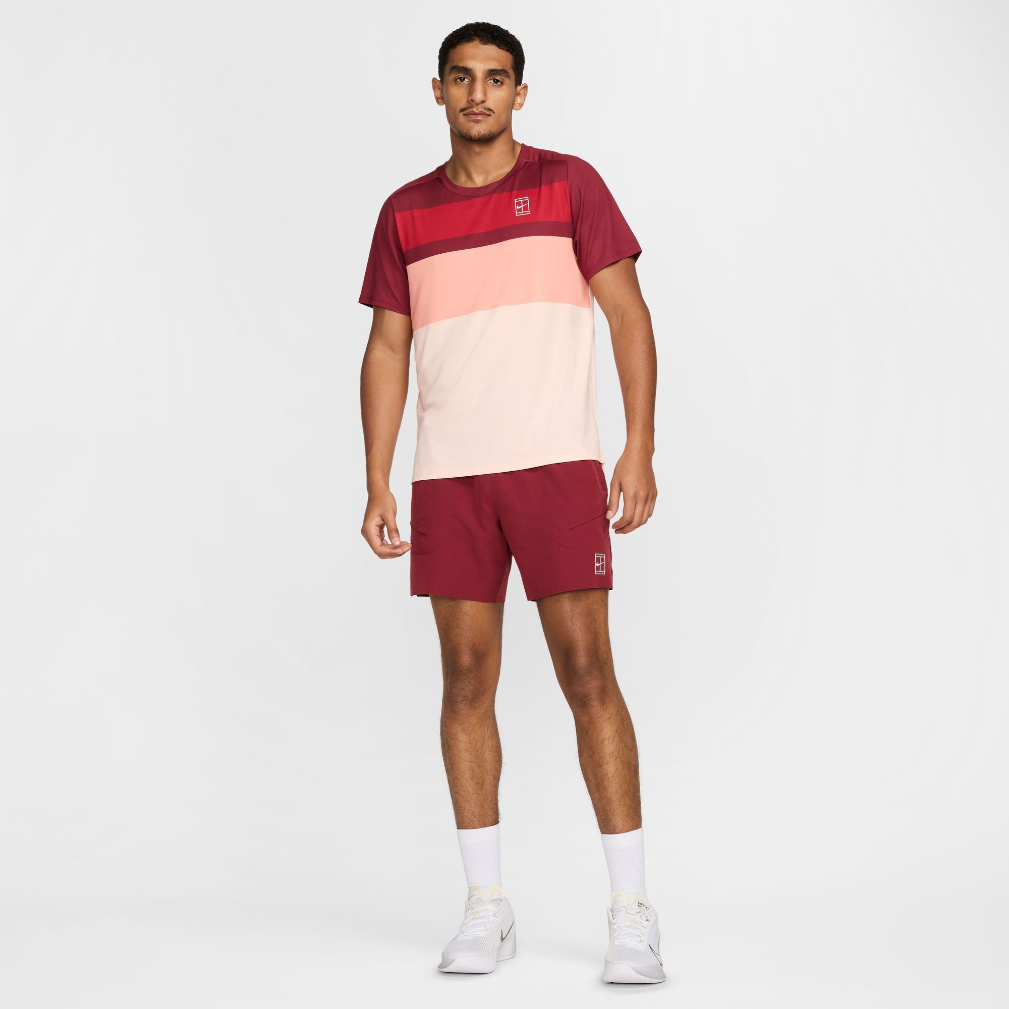 NikeCourt Advantage Men's Dri-FIT 6-Inch Tennis Shorts - Red (7)