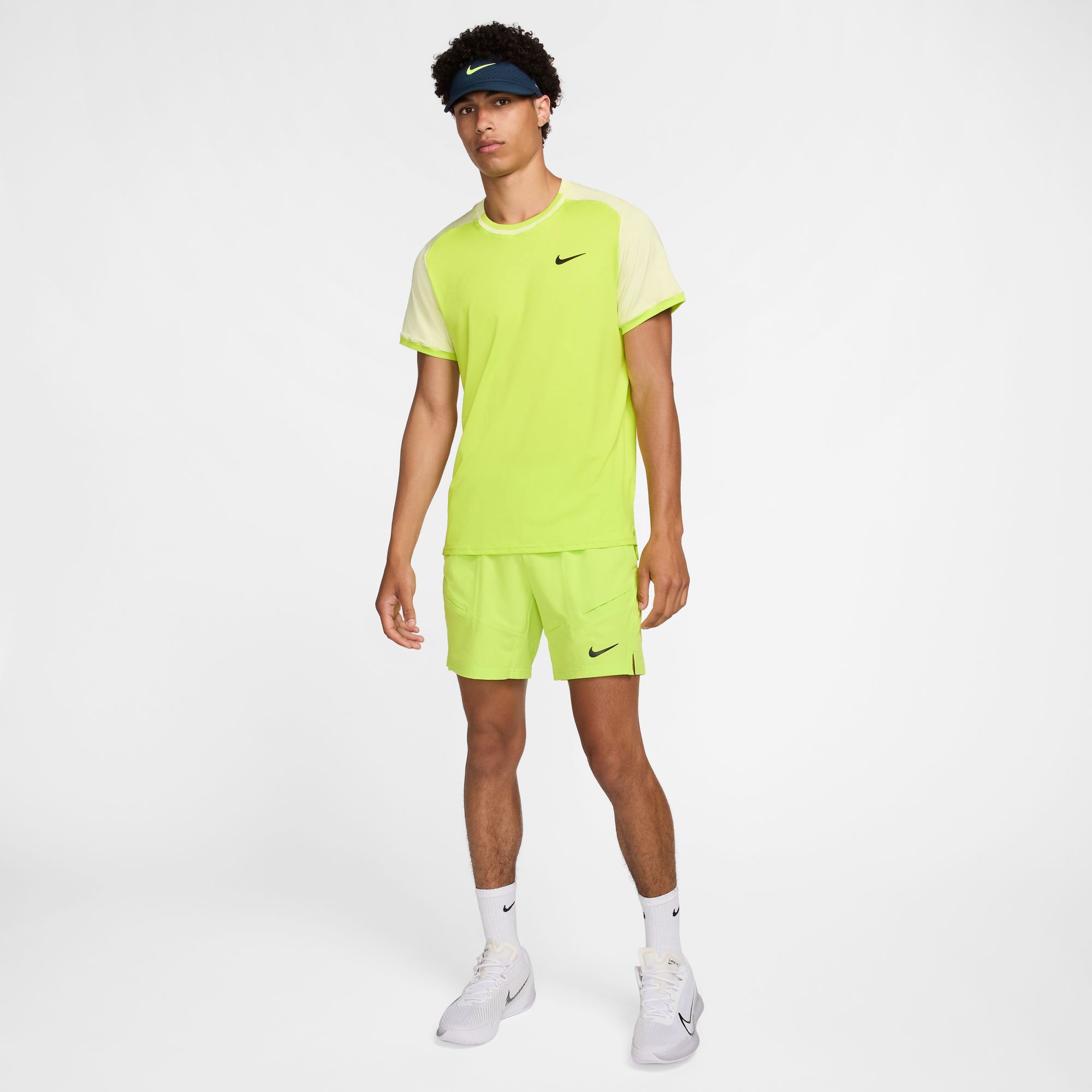 NikeCourt Advantage Men's Dri-FIT 7-Inch Tennis Shorts - Yellow (8)