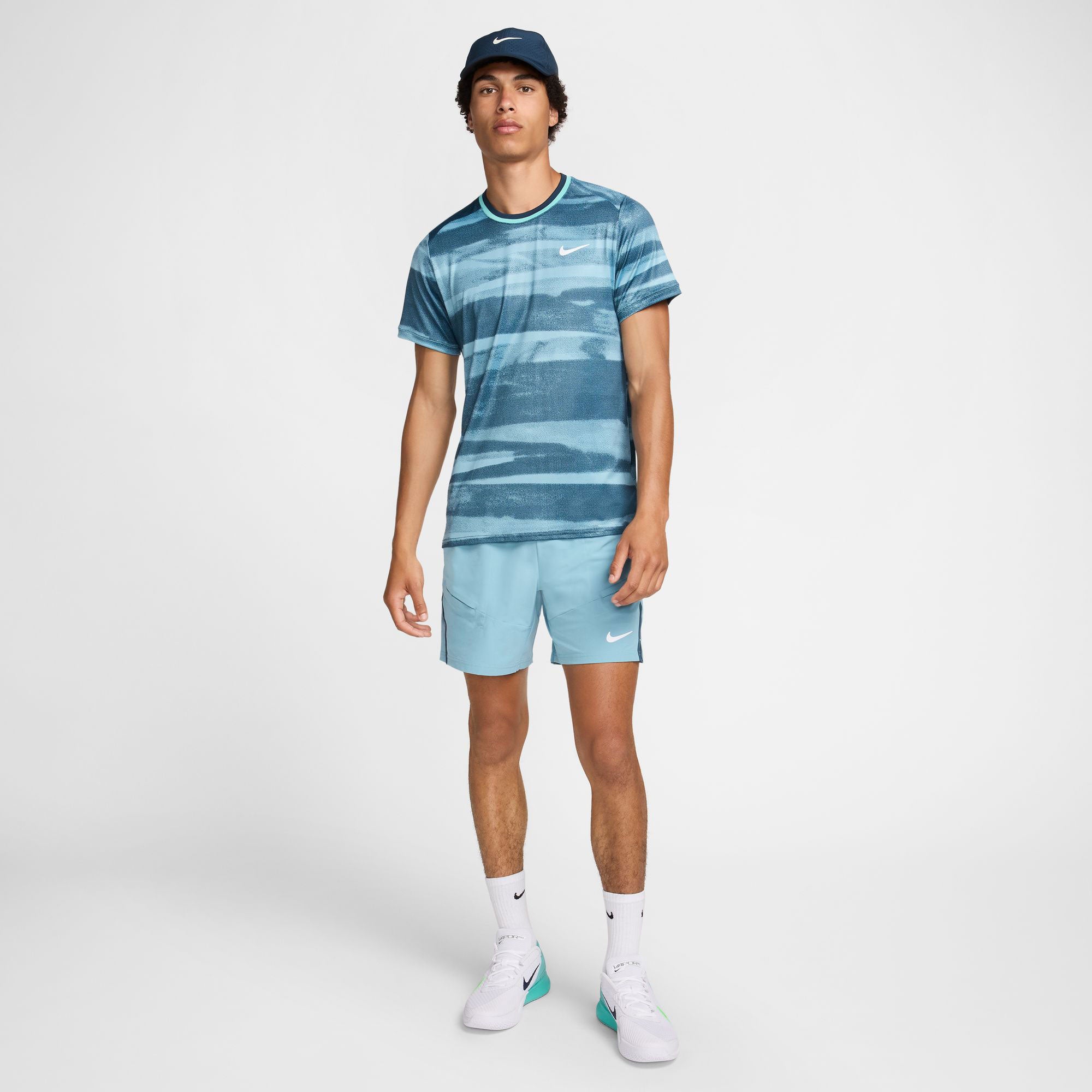 NikeCourt Advantage Men's Dri-FIT 7-Inch Tennis Shorts - Blue (7)