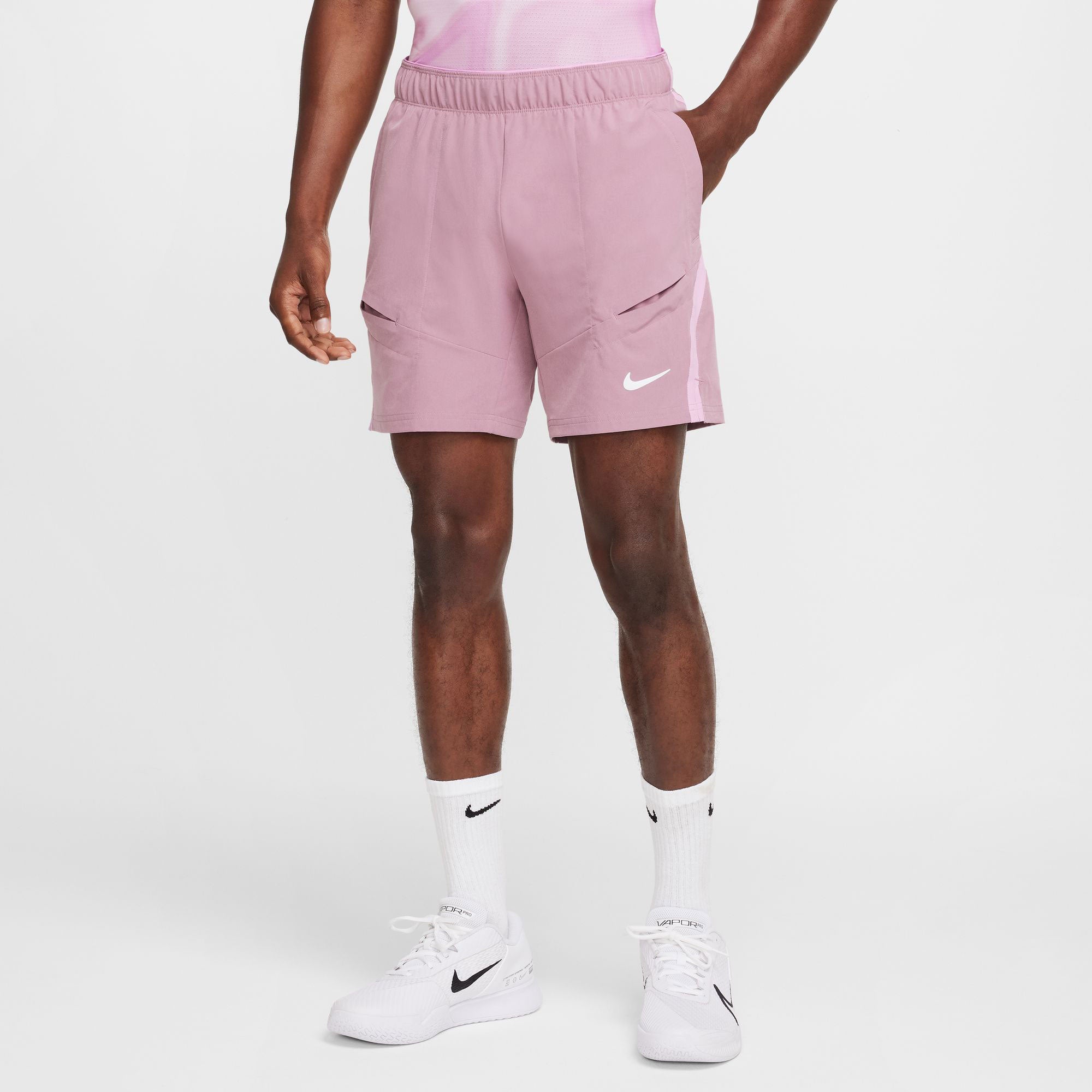 NikeCourt Advantage Men's Dri-FIT 7-Inch Tennis Shorts - Purple (1)