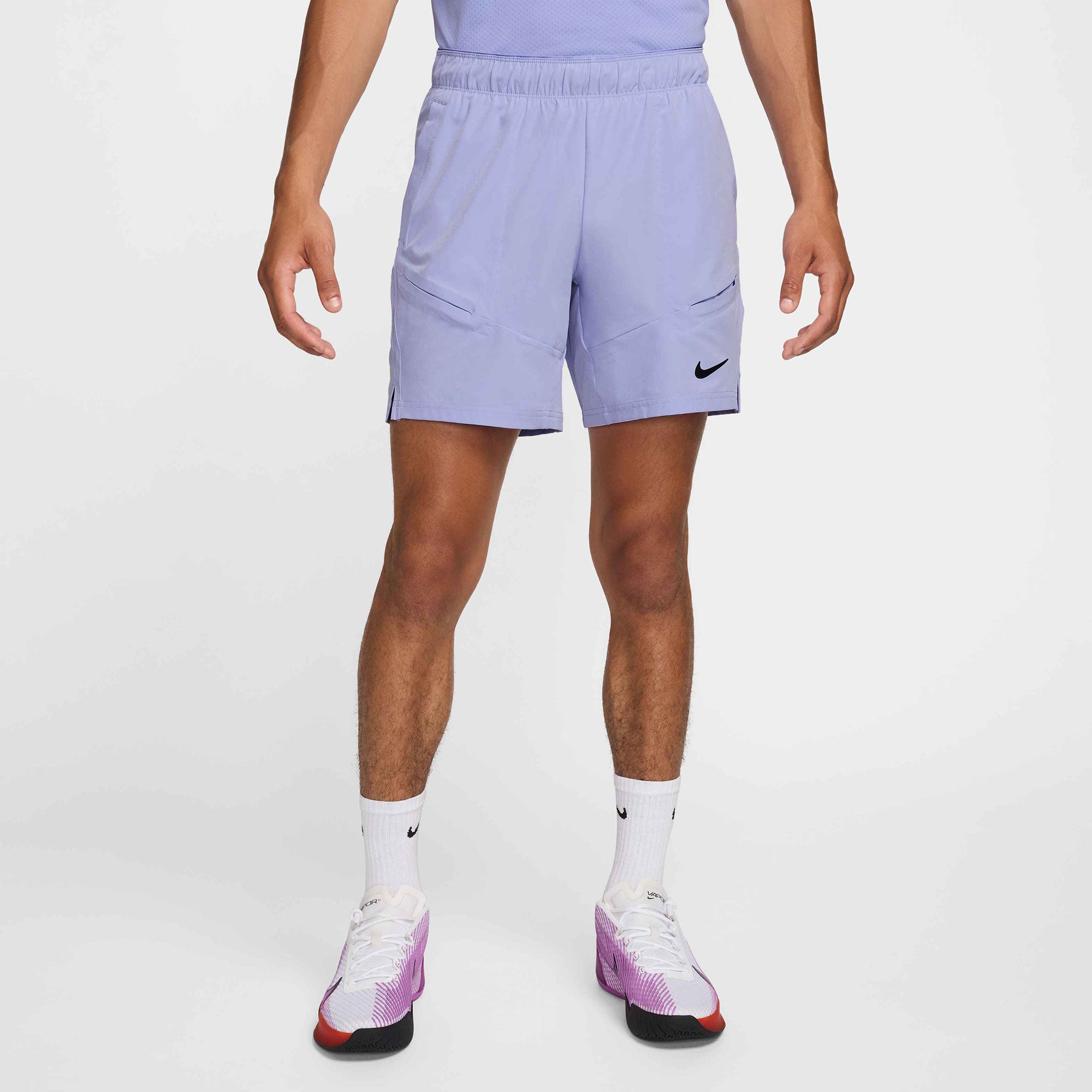 Nike court purple shorts sales