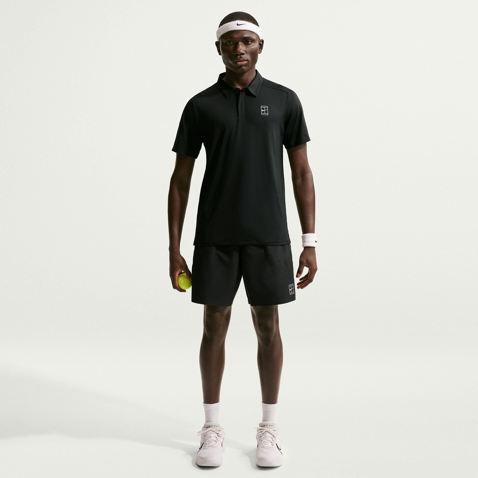 NikeCourt Advantage Men's Dri-FIT 8-Inch Tennis Shorts - Black (1)