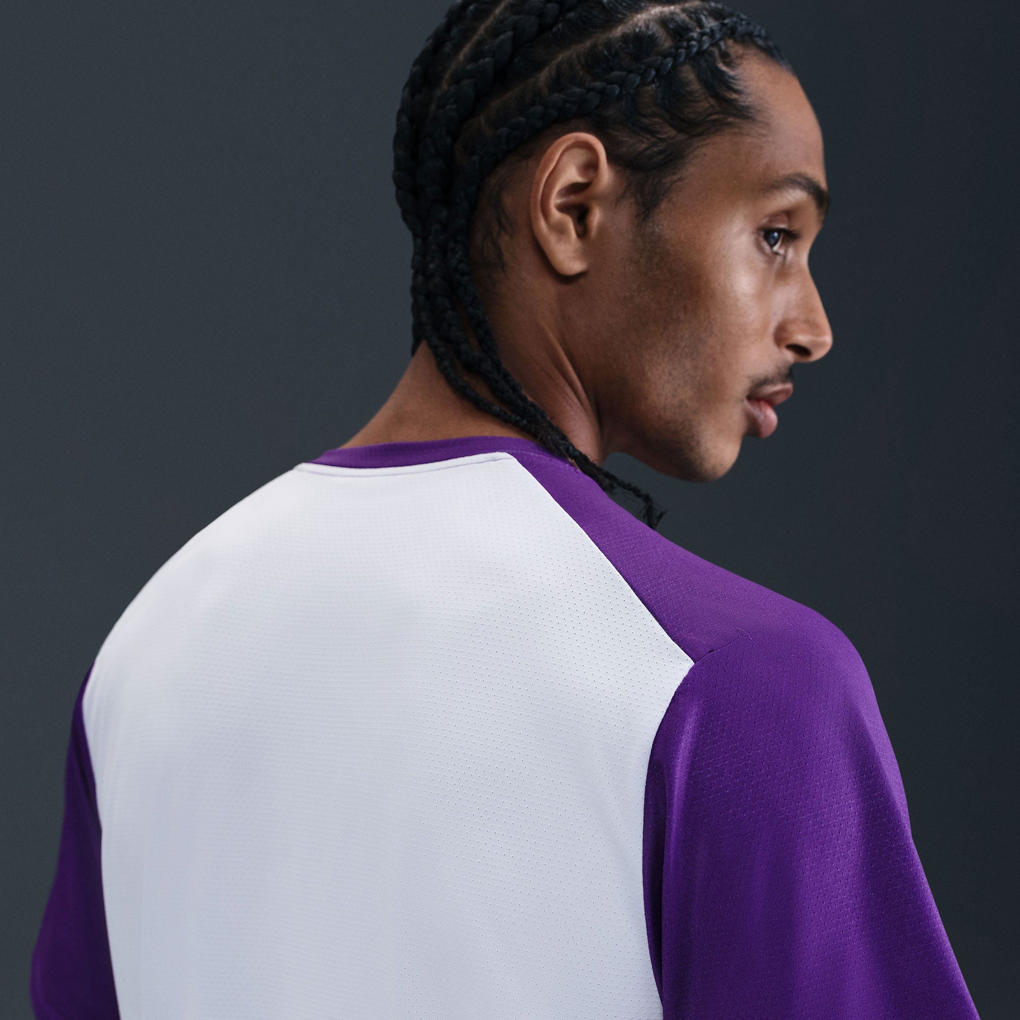NikeCourt Advantage Men's Dri-FIT Printed Tennis Shirt - Purple (2)
