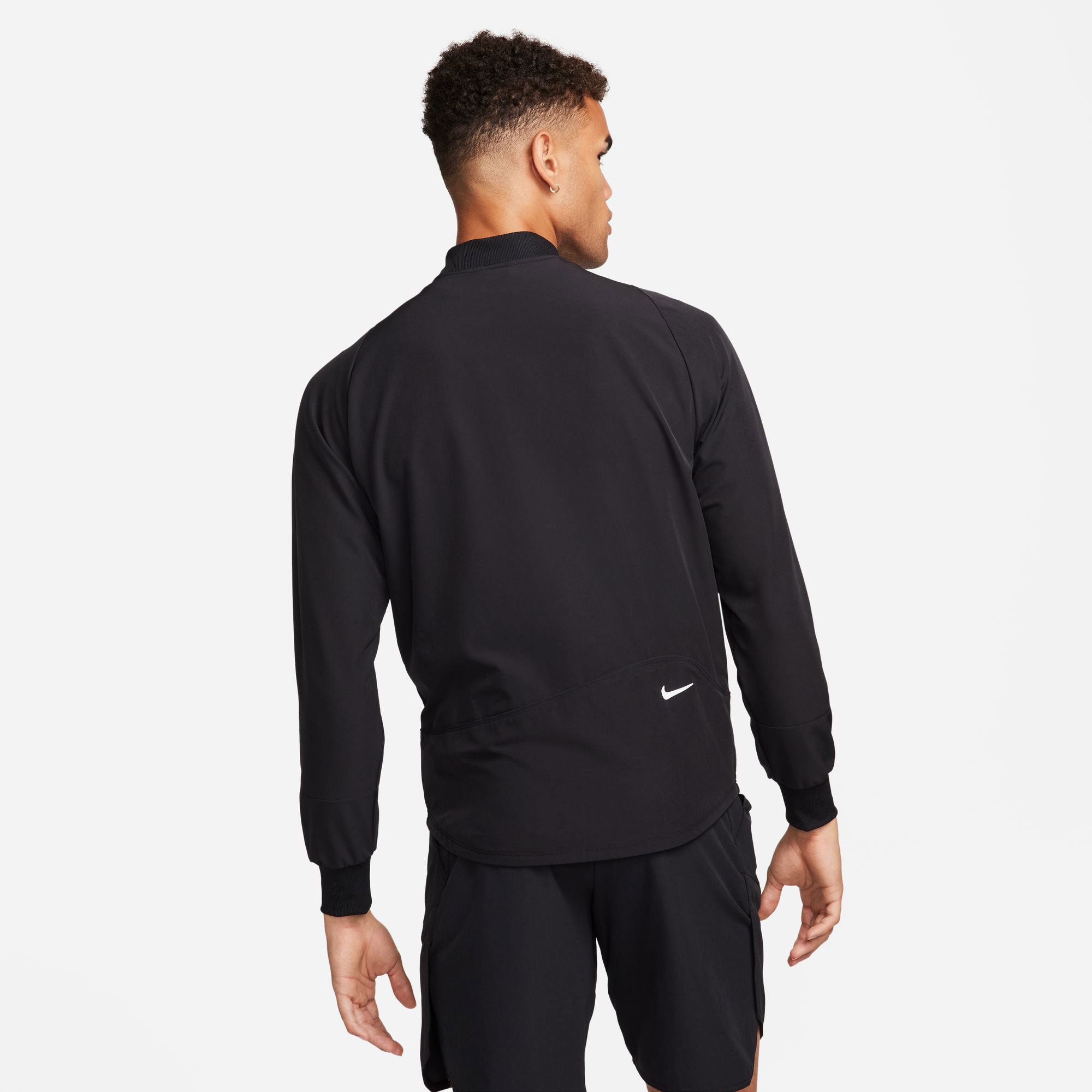 NikeCourt Advantage Men's Dri-FIT Tennis Jacket - Black (2)