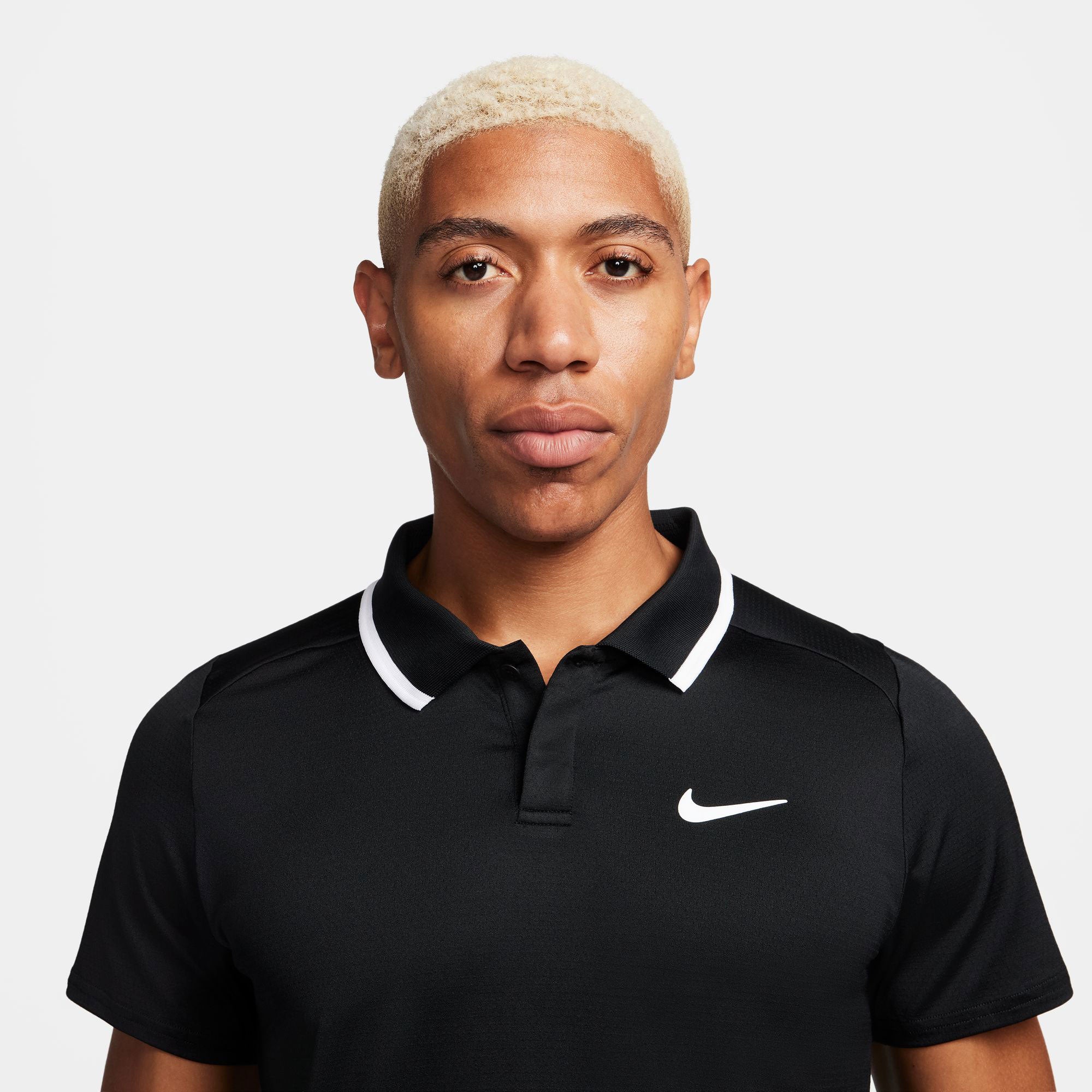 NikeCourt Advantage Men's Dri-FIT Tennis Polo - Black (3)