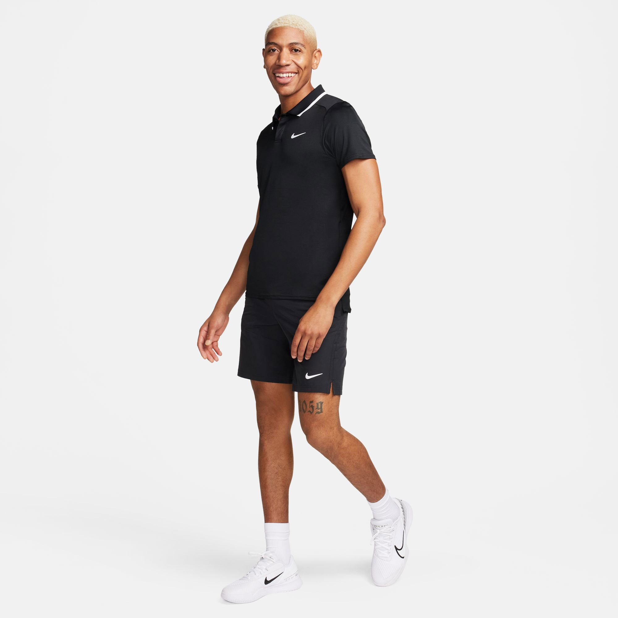NikeCourt Advantage Men's Dri-FIT Tennis Polo - Black (5)