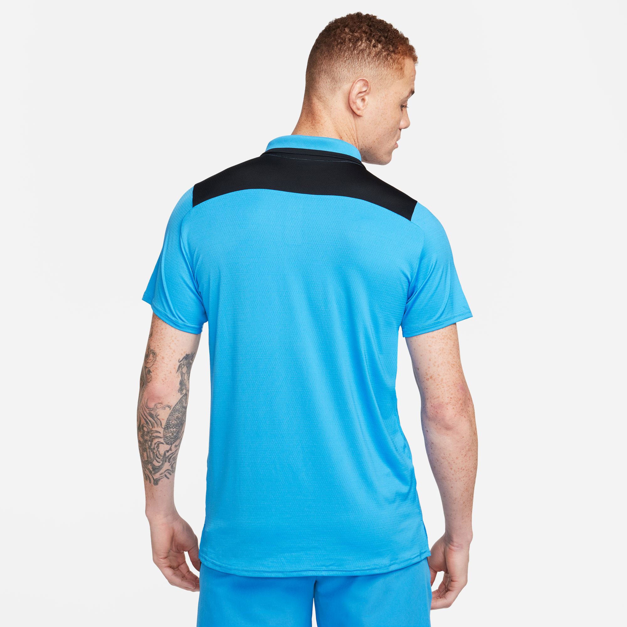 NikeCourt Advantage Men's Dri-FIT Tennis Polo - Blue (2)