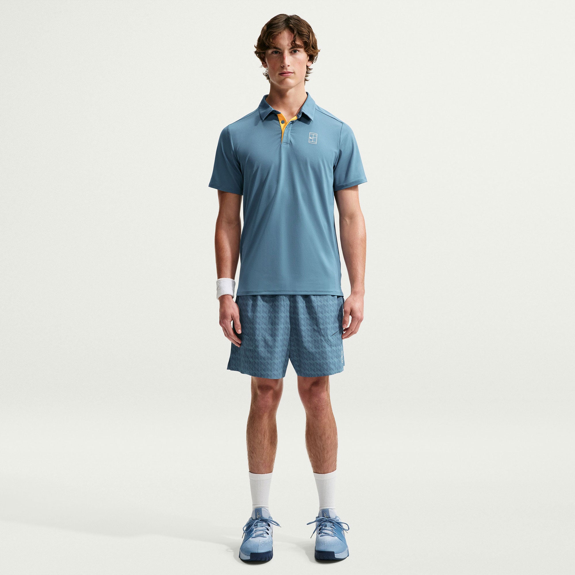 NikeCourt Advantage Men's Dri-FIT Tennis Polo - Blue (4)
