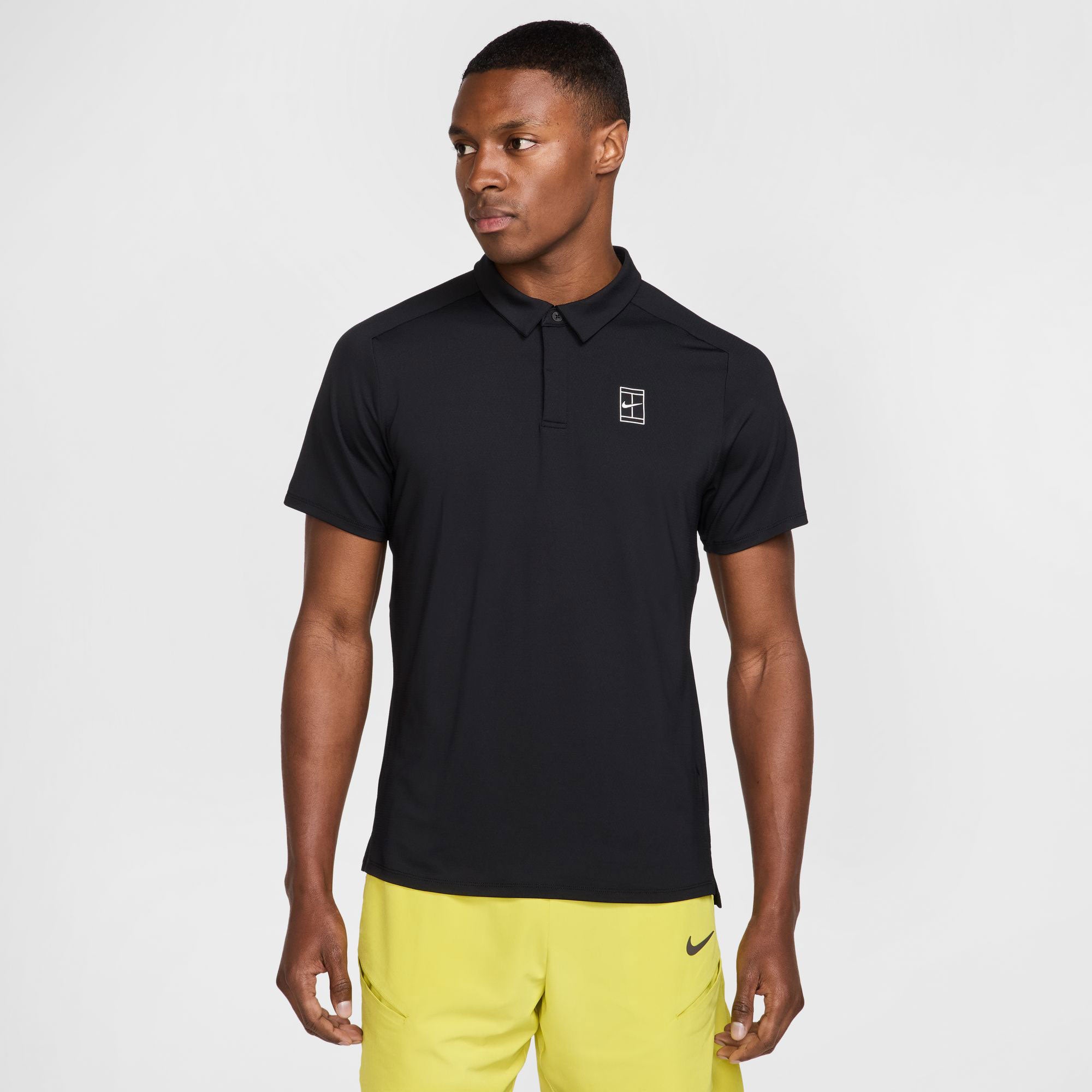NikeCourt Advantage Men's Dri-FIT Tennis Polo - Black (1)
