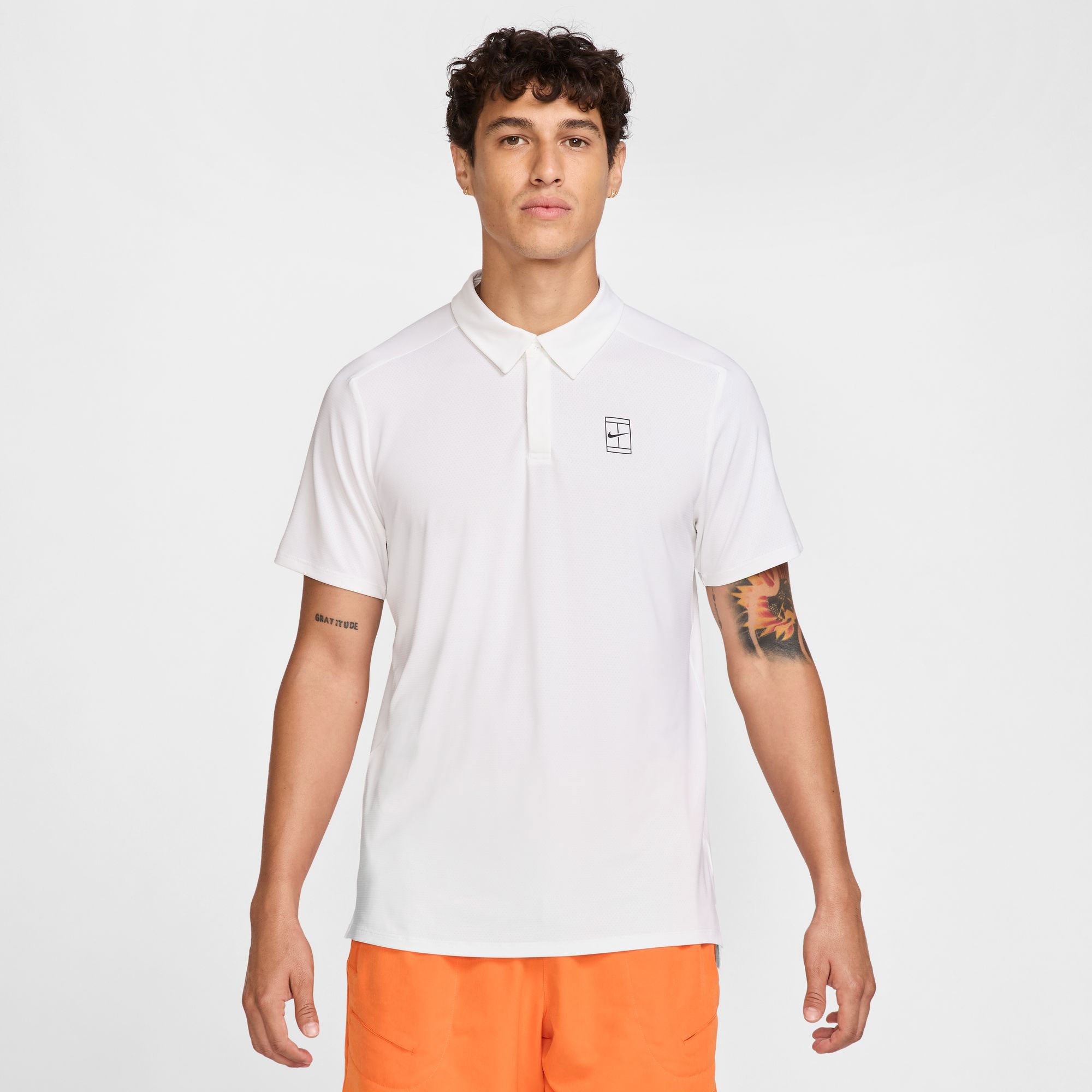 NikeCourt Advantage Men's Dri-FIT Tennis Polo - Black (1)