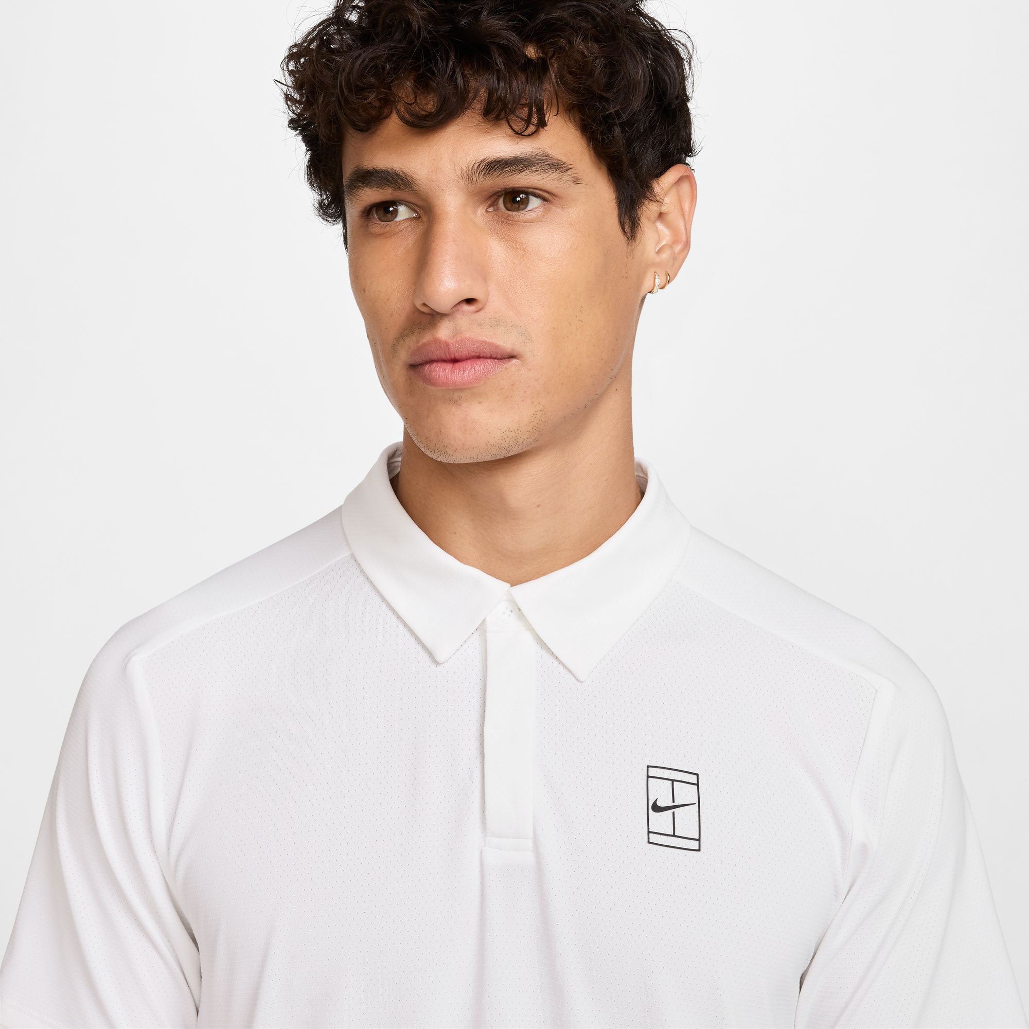 NikeCourt Advantage Men's Dri-FIT Tennis Polo - Black (3)