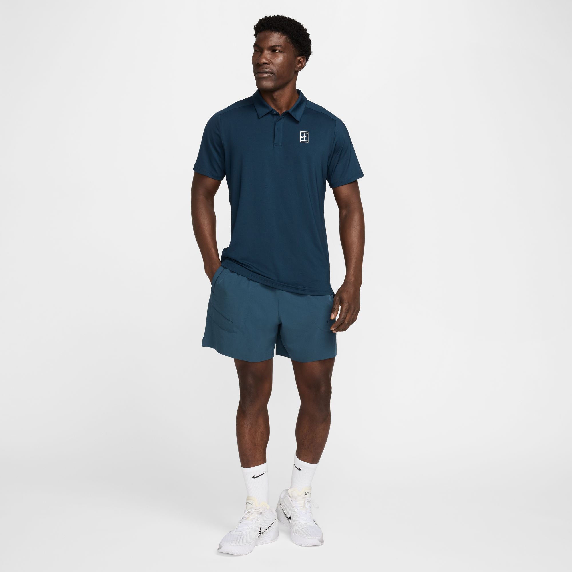 NikeCourt Advantage Men's Dri-FIT Tennis Polo - Dark Blue (6)