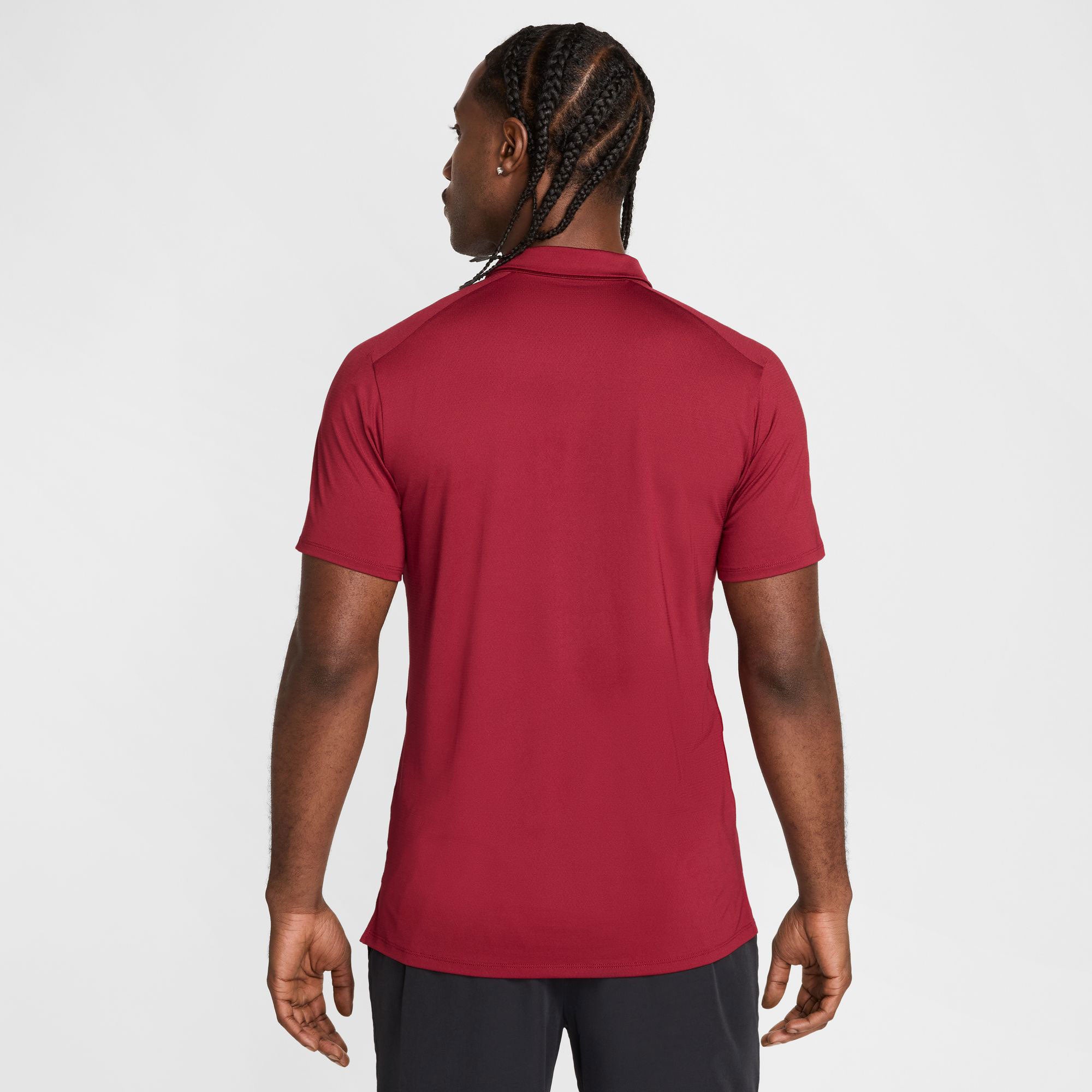 NikeCourt Advantage Men's Dri-FIT Tennis Polo - Red (2)
