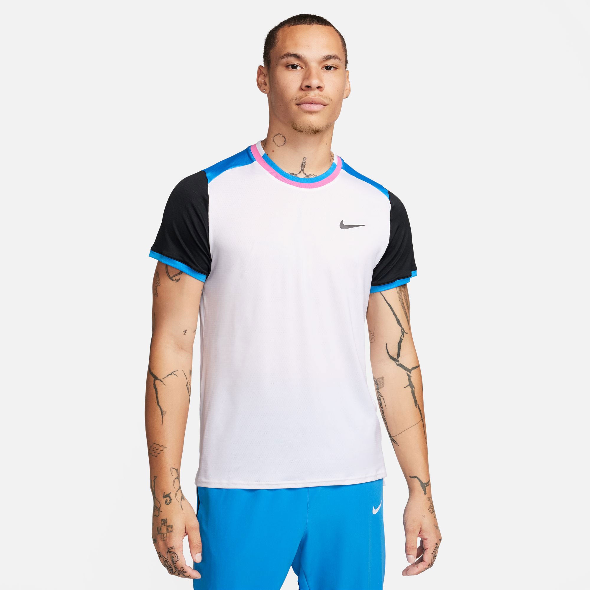 NikeCourt Advantage Men's Dri-FIT Tennis Shirt - White (1)