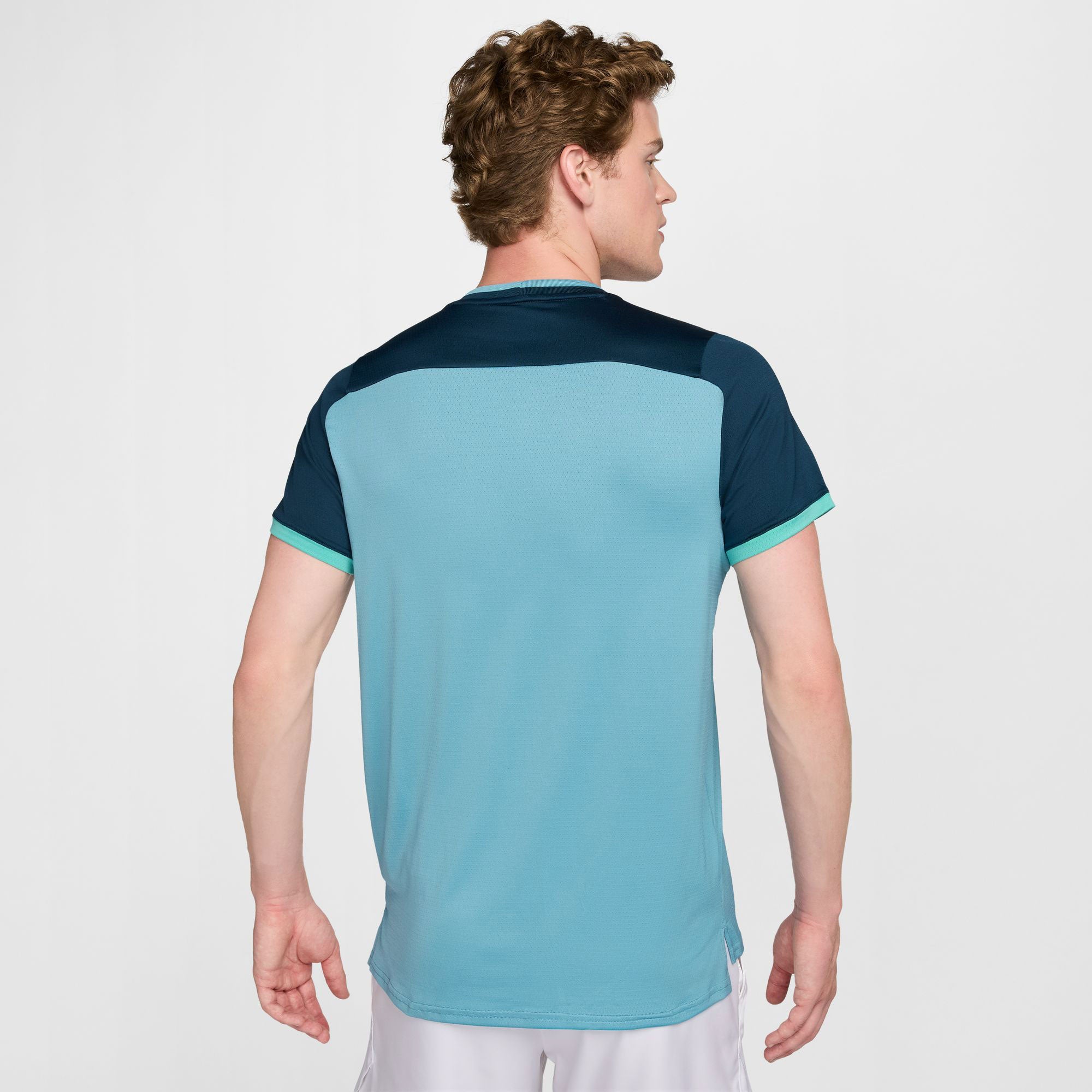 NikeCourt Advantage Men's Dri-FIT Tennis Shirt - Blue (2)