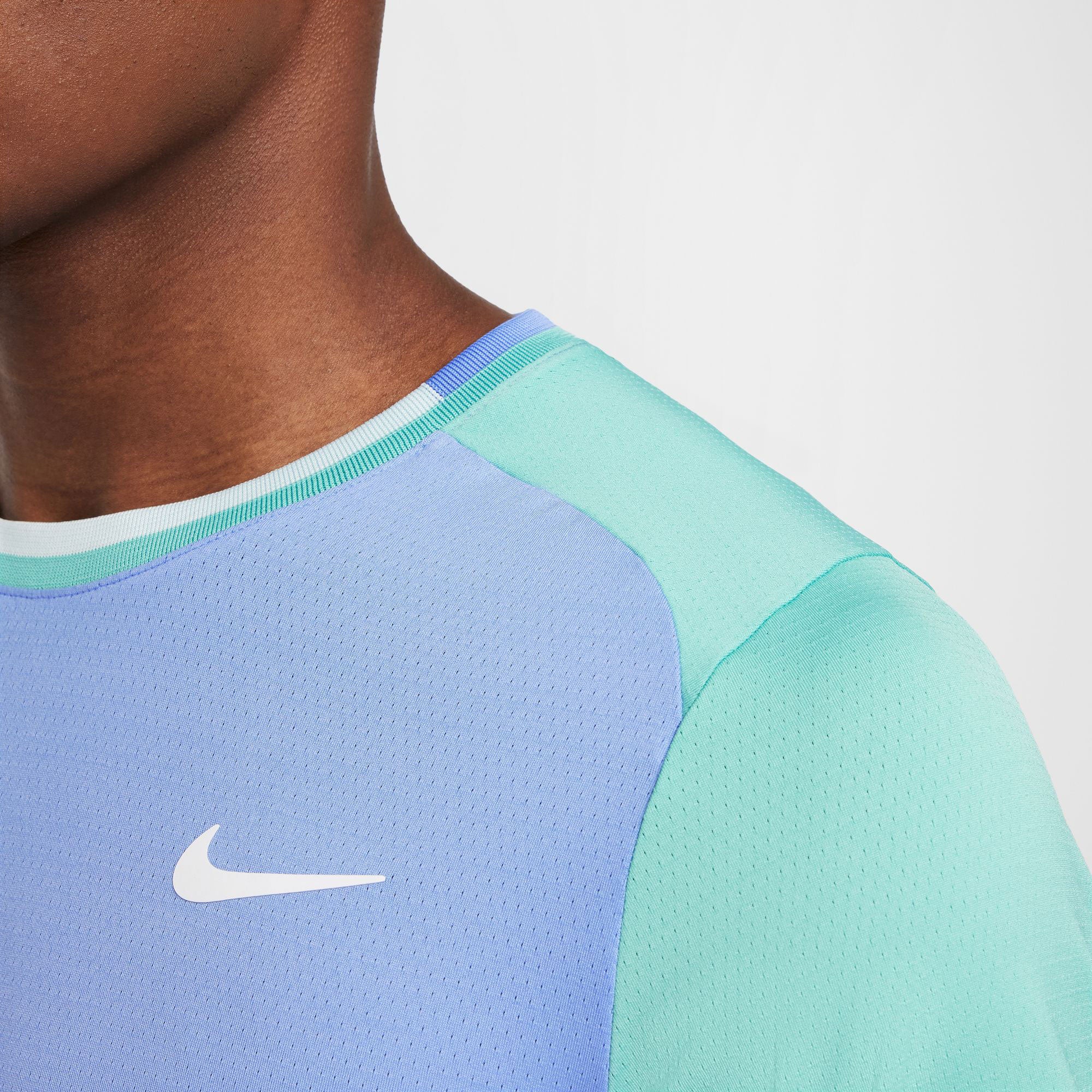NikeCourt Advantage Men's Dri-FIT Tennis Shirt - Blue (4)