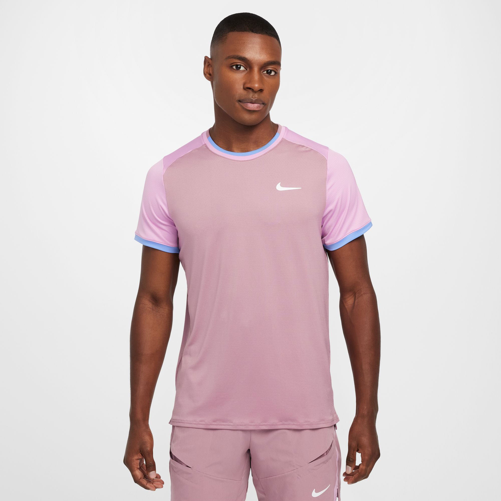 NikeCourt Advantage Men's Dri-FIT Tennis Shirt - Purple (1)