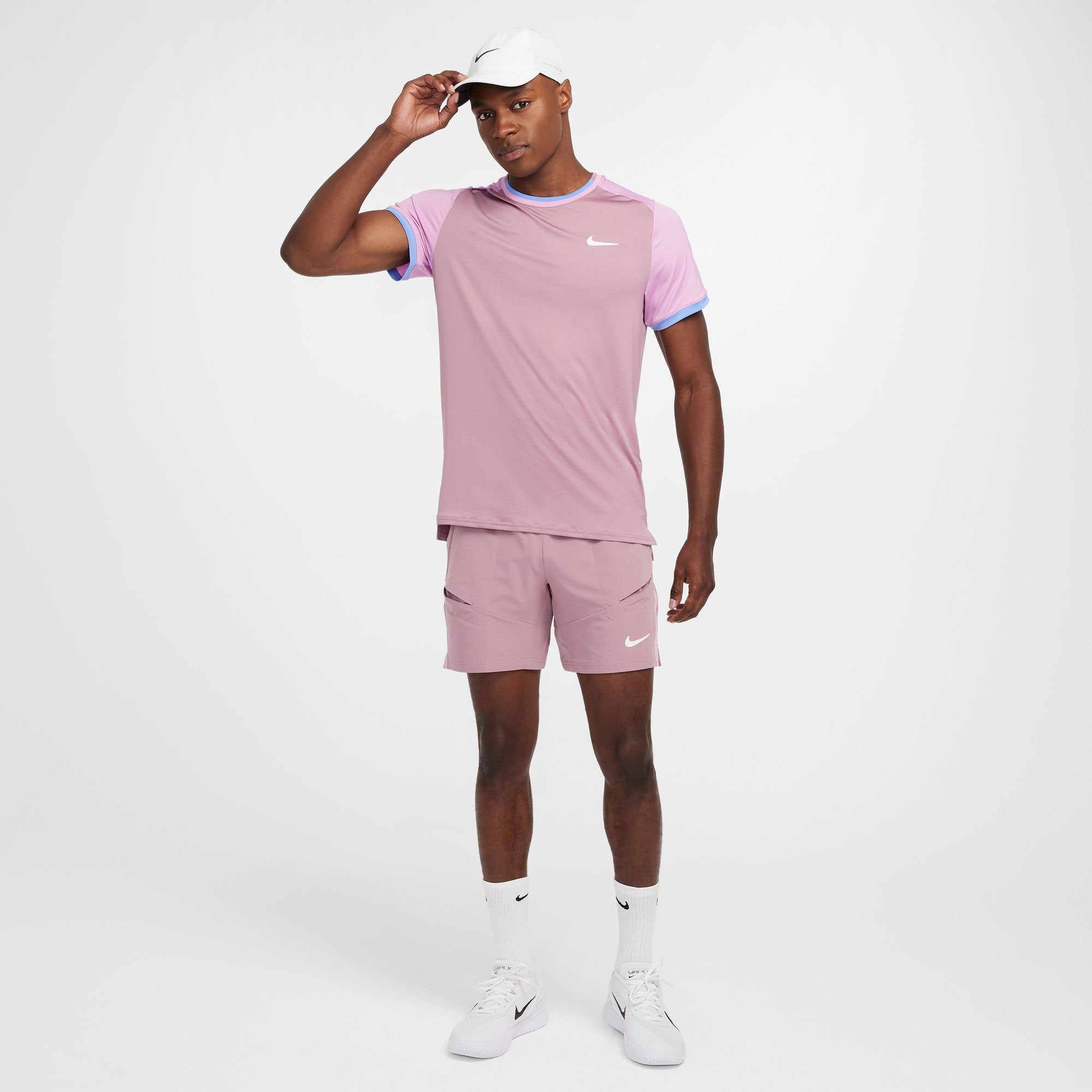 NikeCourt Advantage Men's Dri-FIT Tennis Shirt - Purple (6)