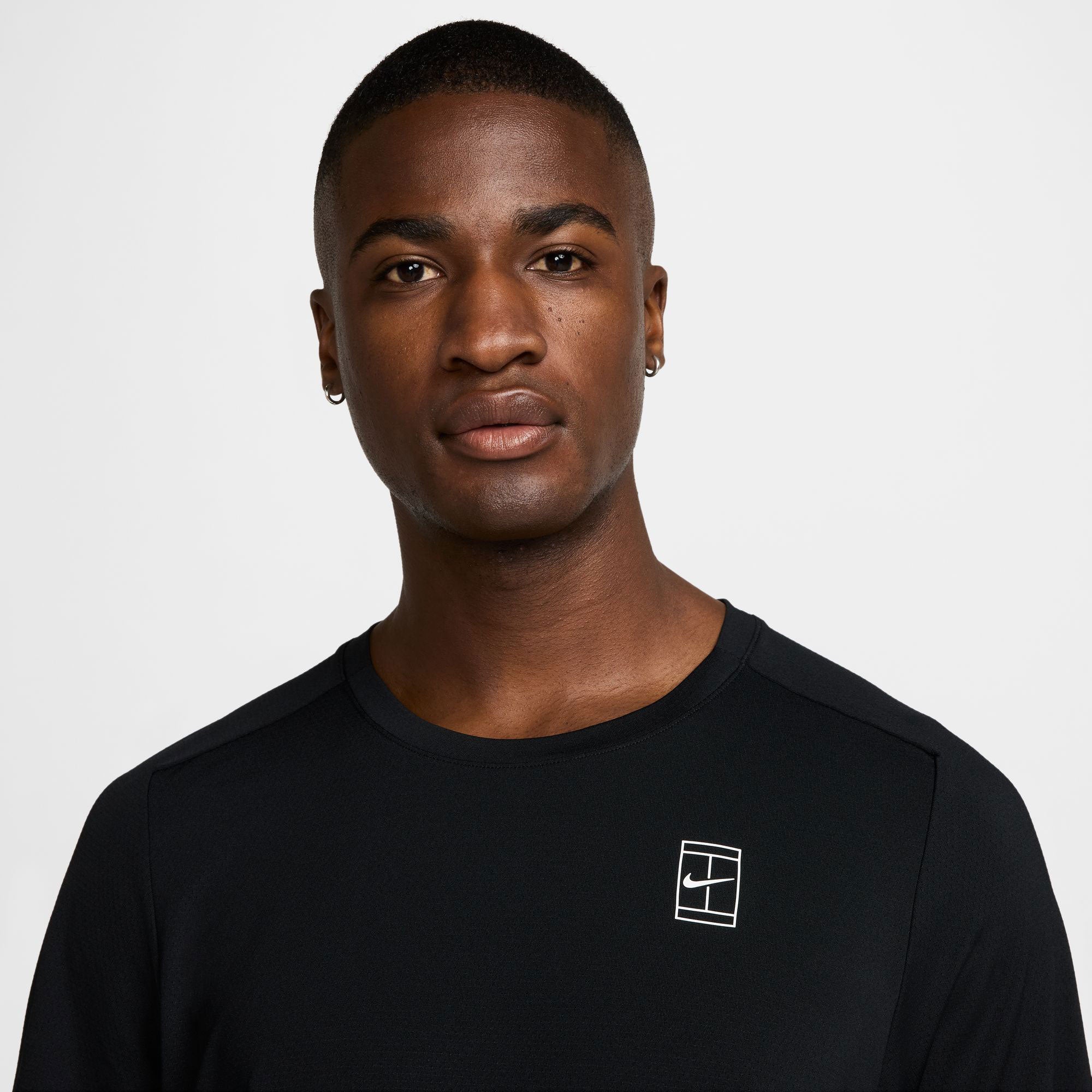 NikeCourt Advantage Men's Dri-FIT Tennis Shirt - Black (3)