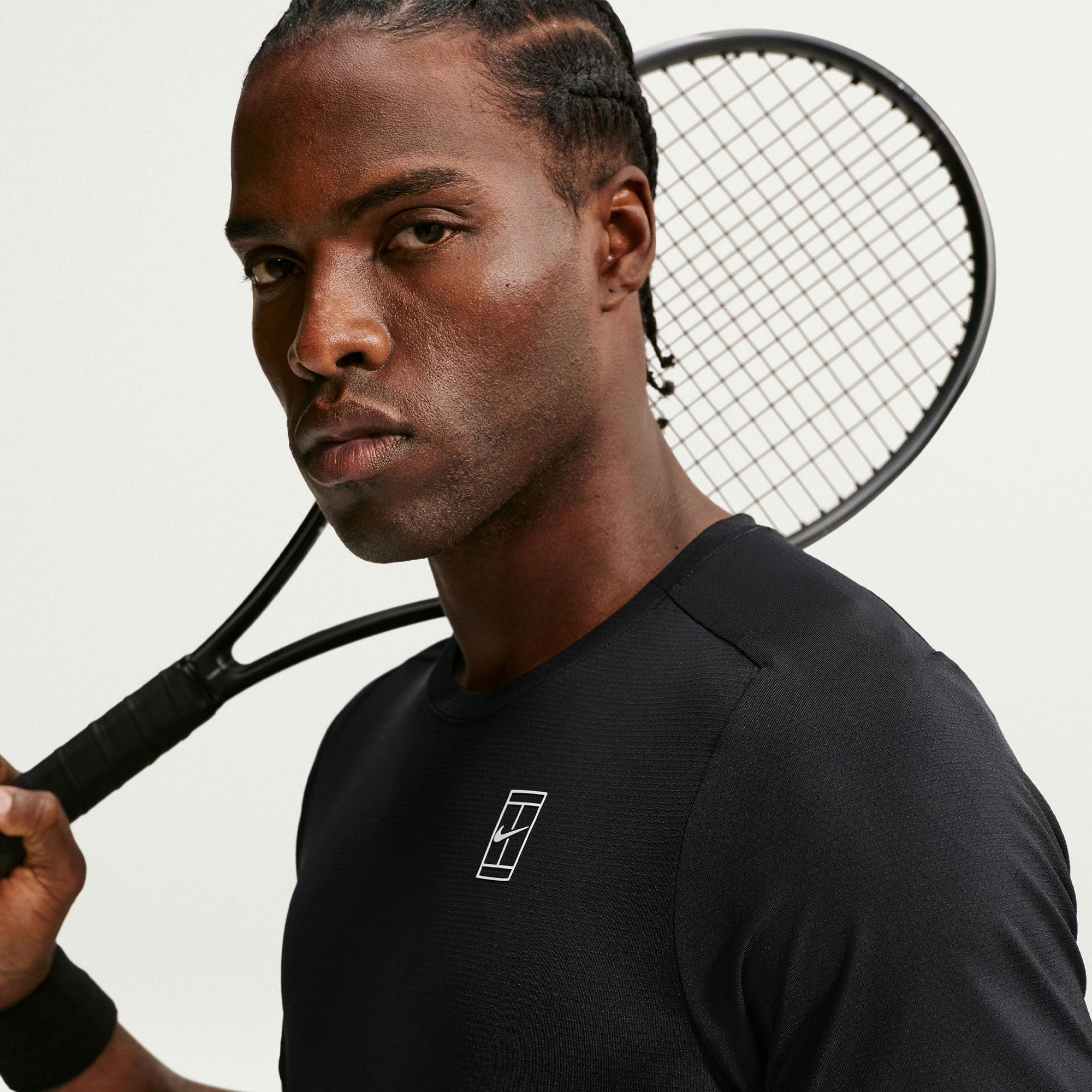 NikeCourt Advantage Men's Dri-FIT Tennis Shirt - Black (3)