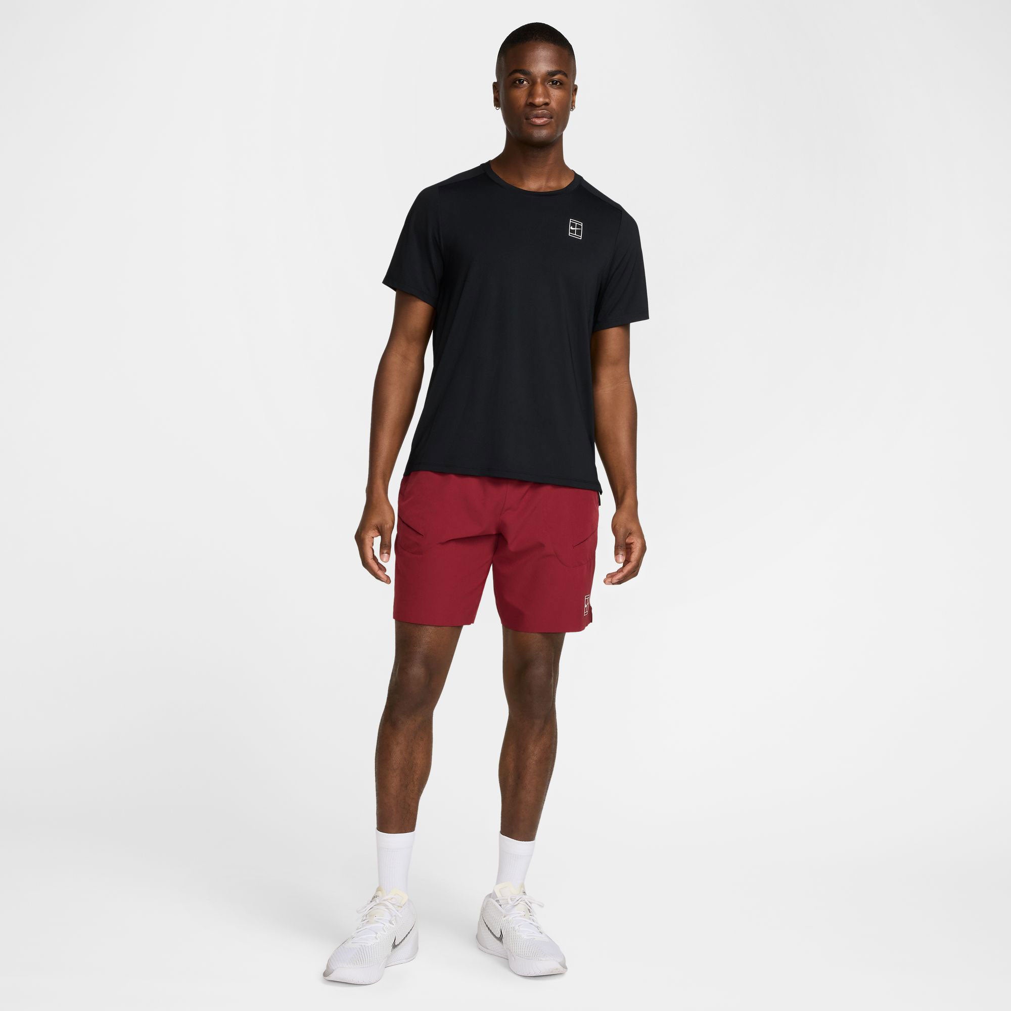 NikeCourt Advantage Men's Dri-FIT Tennis Shirt - Black (6)