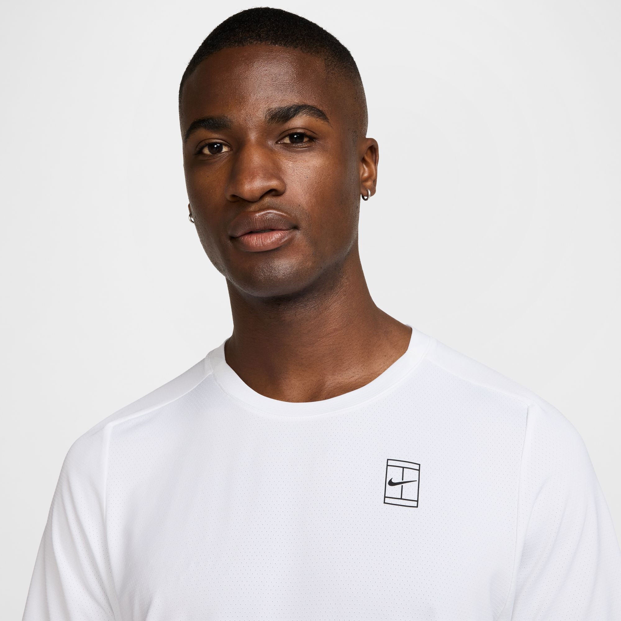 NikeCourt Advantage Men's Dri-FIT Tennis Shirt - White (3)