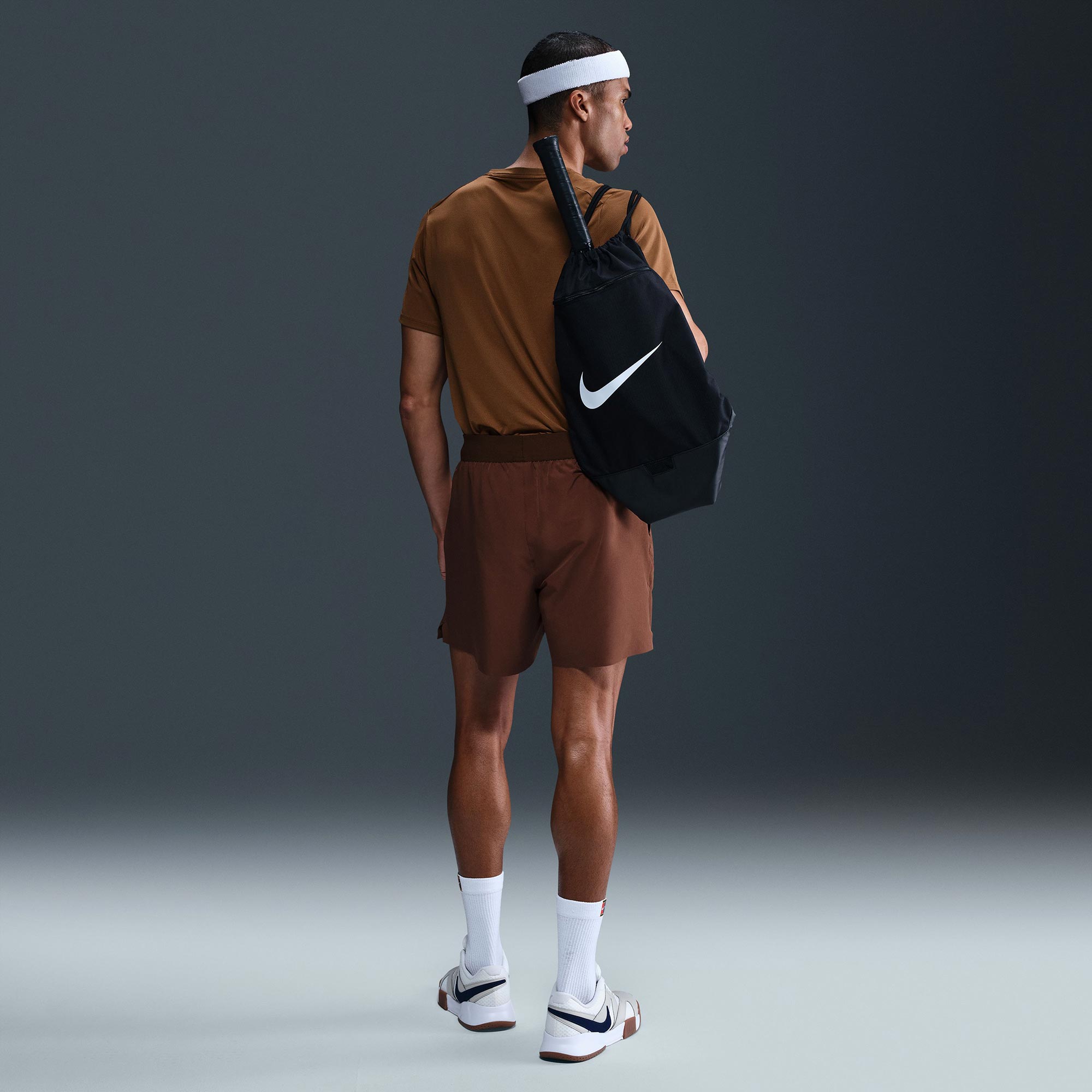 NikeCourt Advantage Men's Dri-FIT Tennis Shirt - Brown (5)