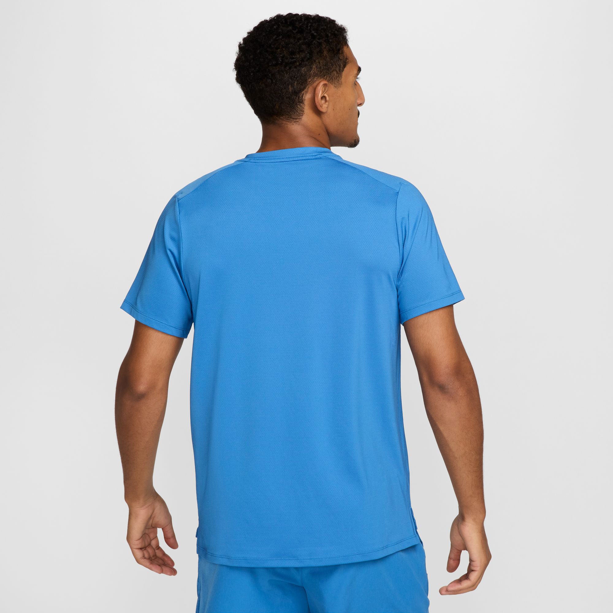 NikeCourt Advantage Men's Dri-FIT Tennis Shirt - Blue (2)