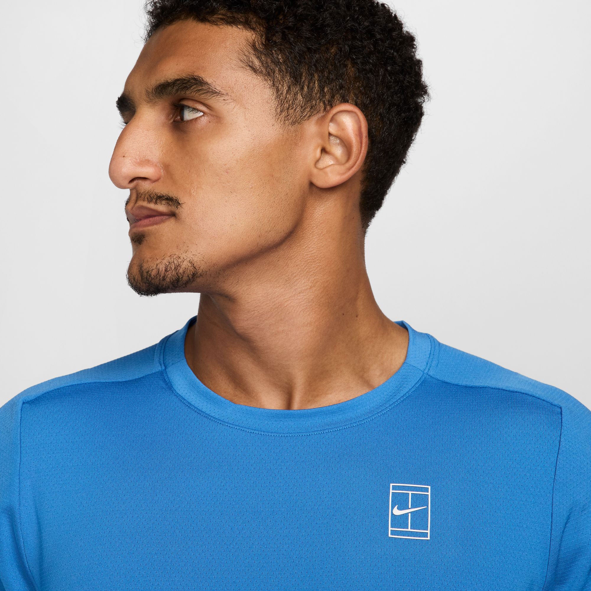 NikeCourt Advantage Men's Dri-FIT Tennis Shirt - Blue (3)