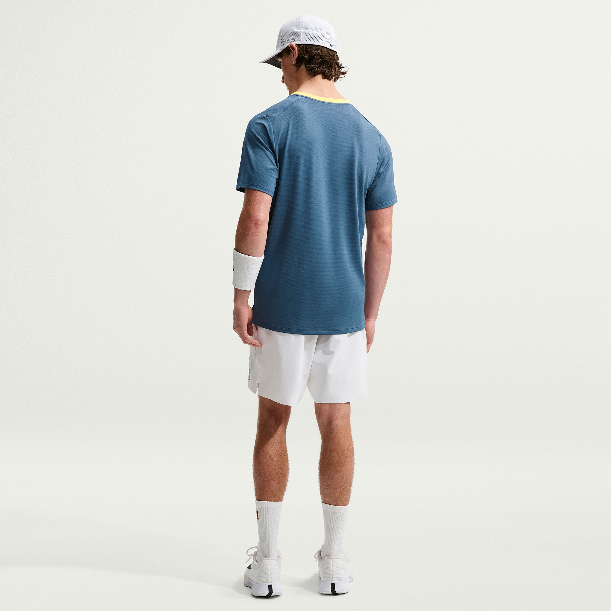 NikeCourt Advantage Men's Dri-FIT Tennis Shirt - Blue (5)