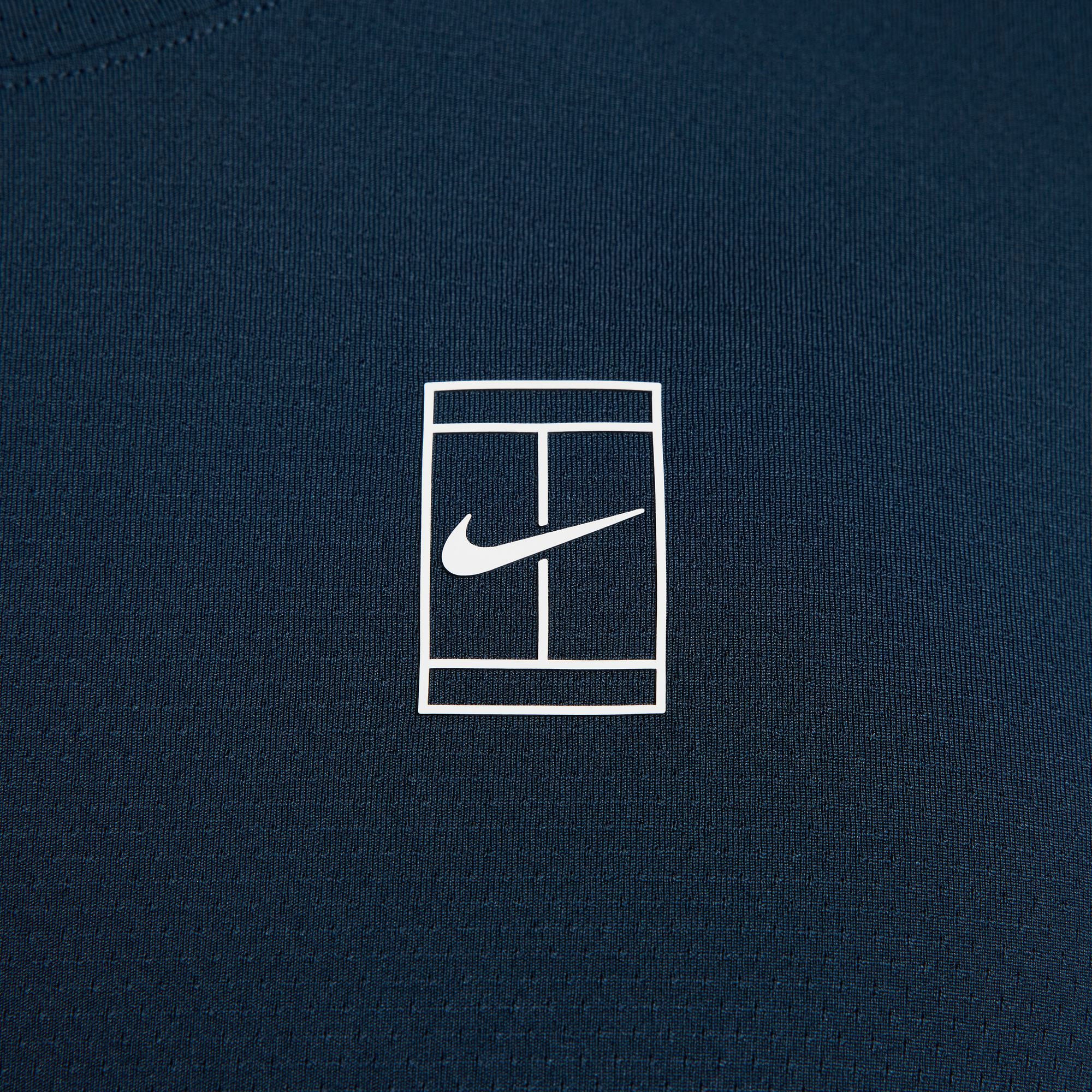 NikeCourt Advantage Men's Dri-FIT Tennis Shirt - Dark Blue (4)